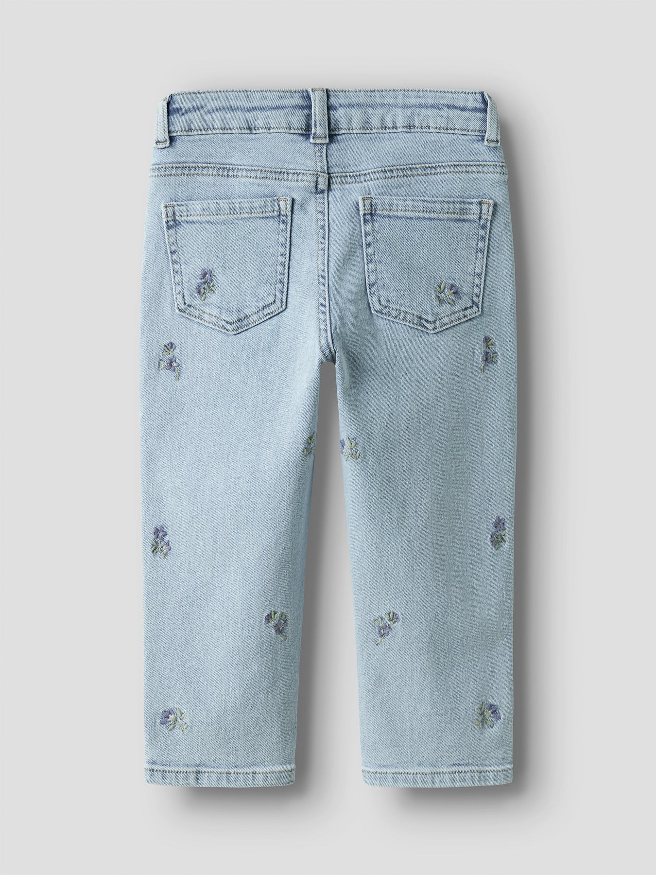Medium Blue Denim Cotton Mom Jeans