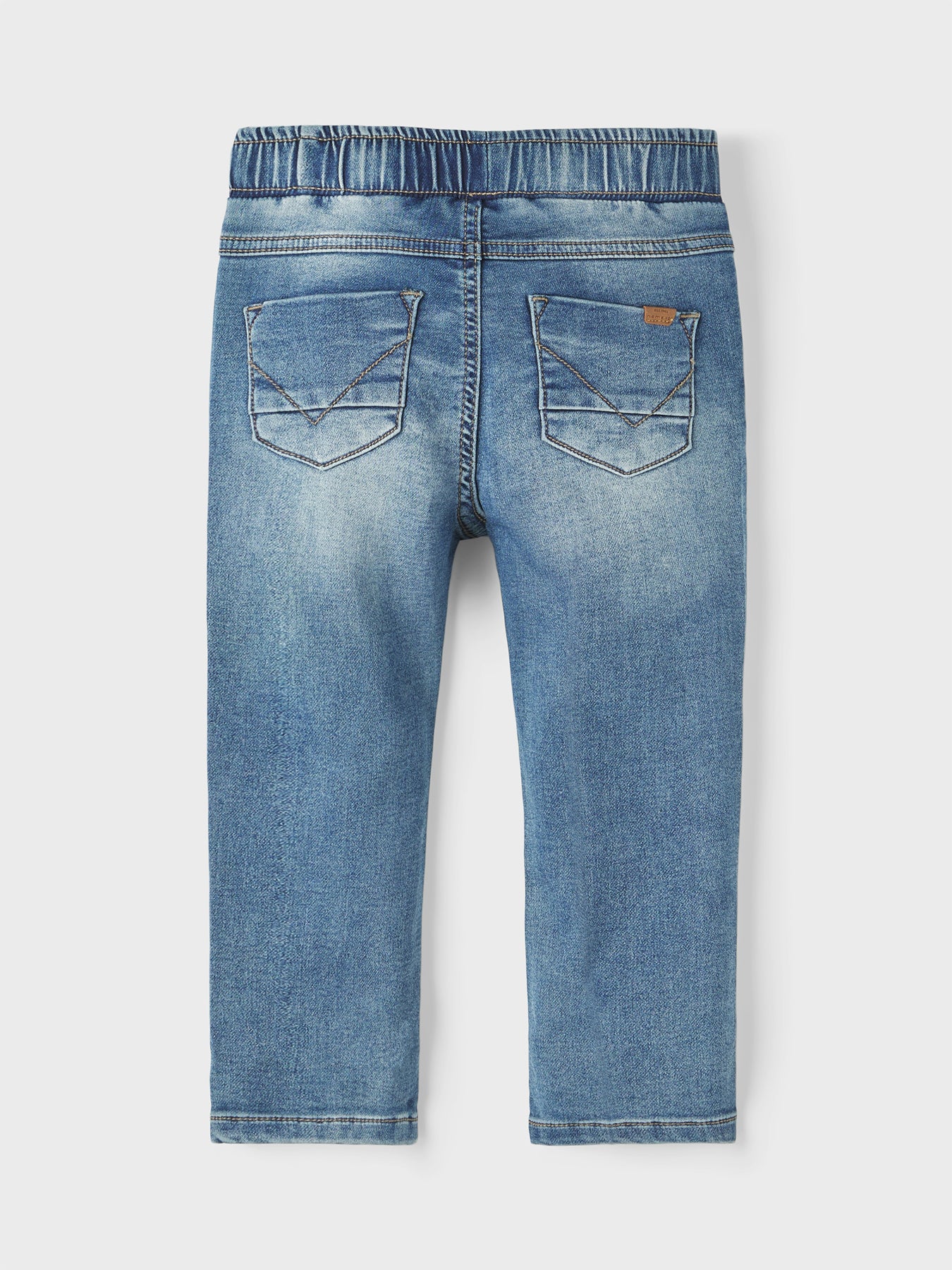 Blue Demin Slim Sweatpant Jeans