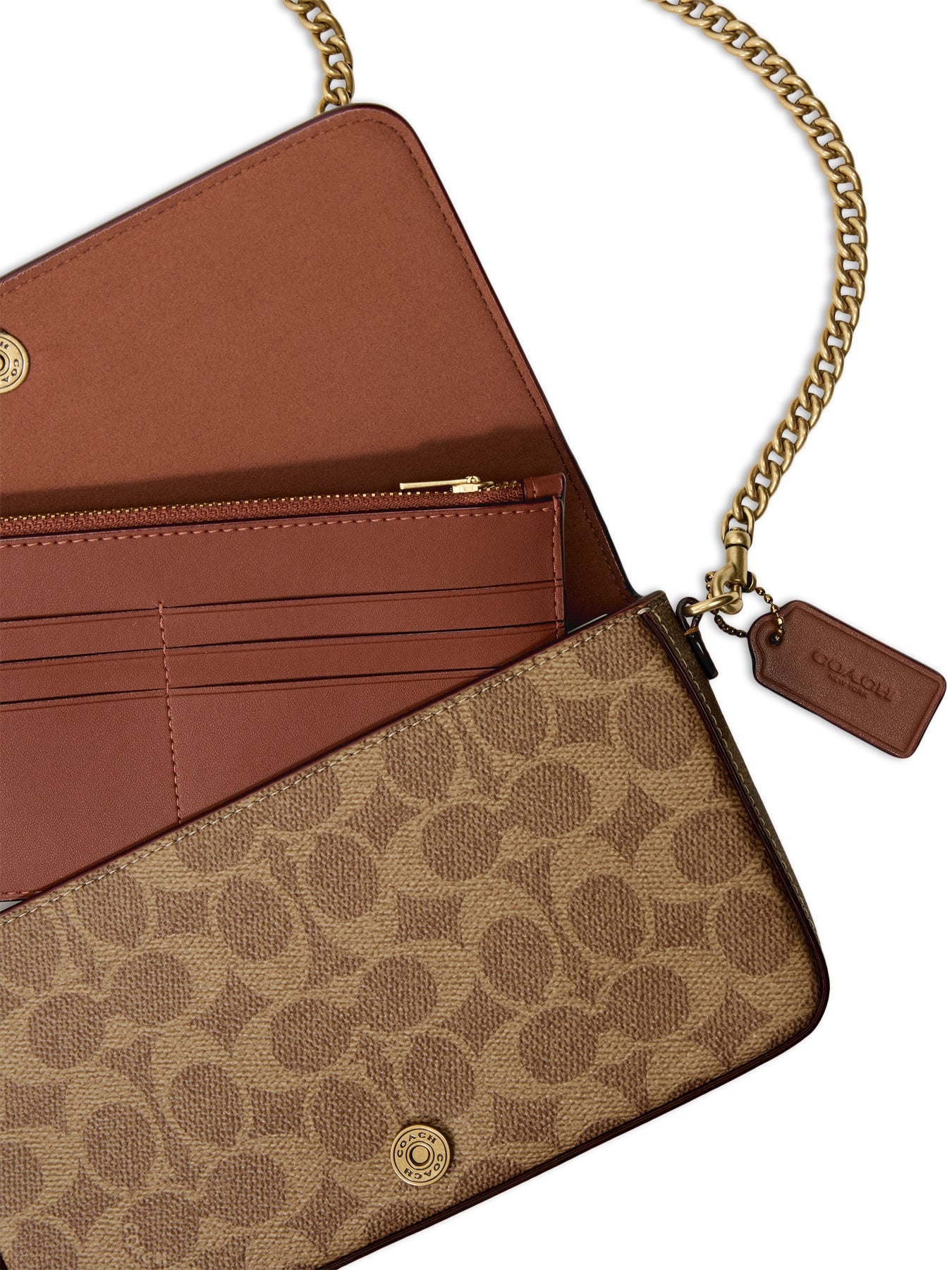 coated canvas signature essential crossbody