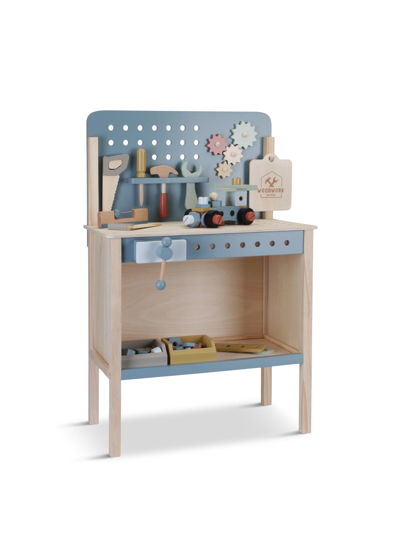 Kids Little Dutch Wooden Workbench with Tools