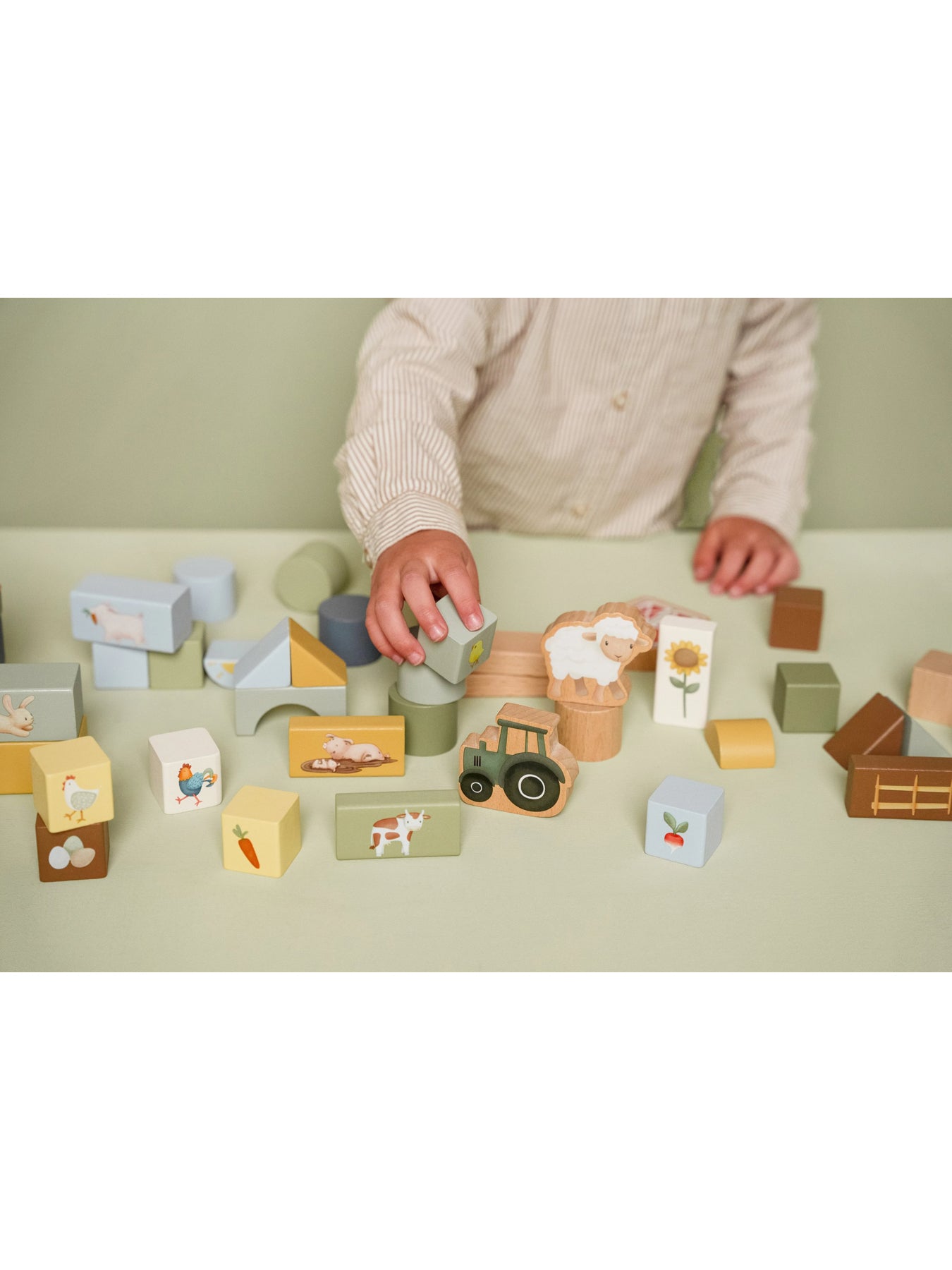 Forest Friends Wooden Building Block Toy