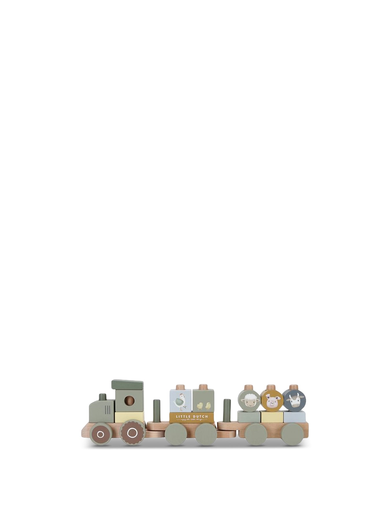 Little Farm Train Tractor Stacking Toy