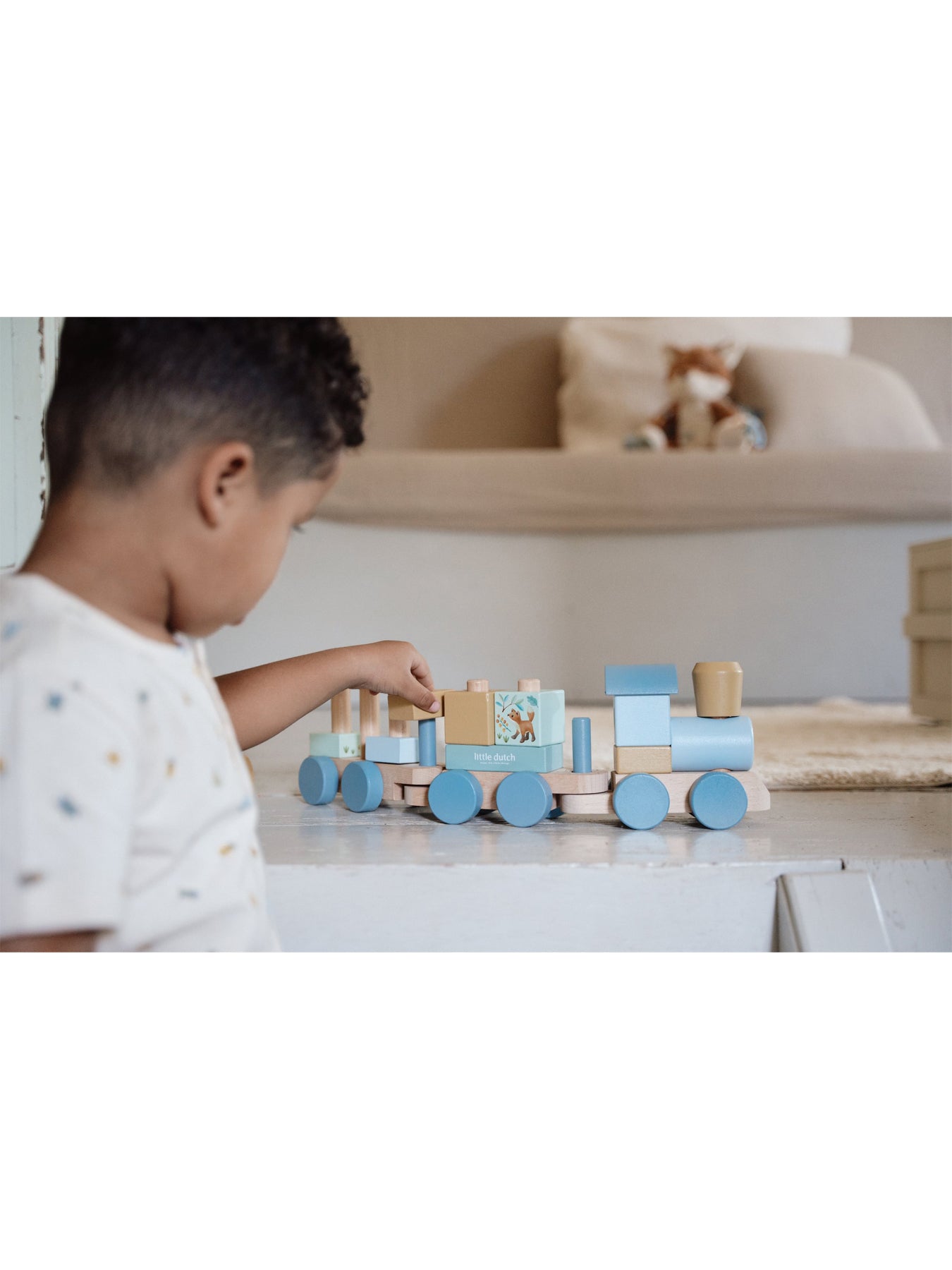 Wooden Stacking Train Toy