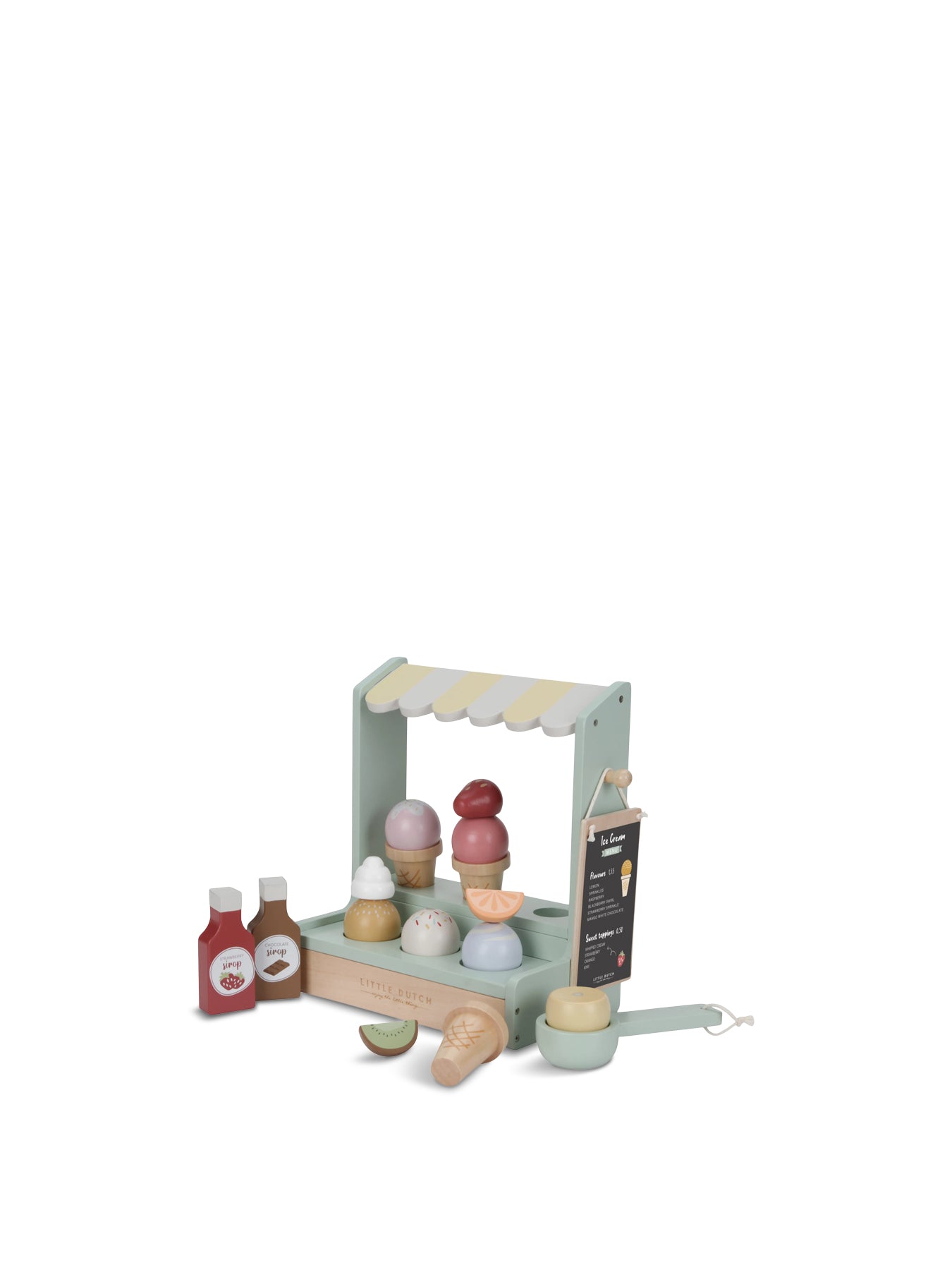 Wooden Ice Cream Shop Toy Set