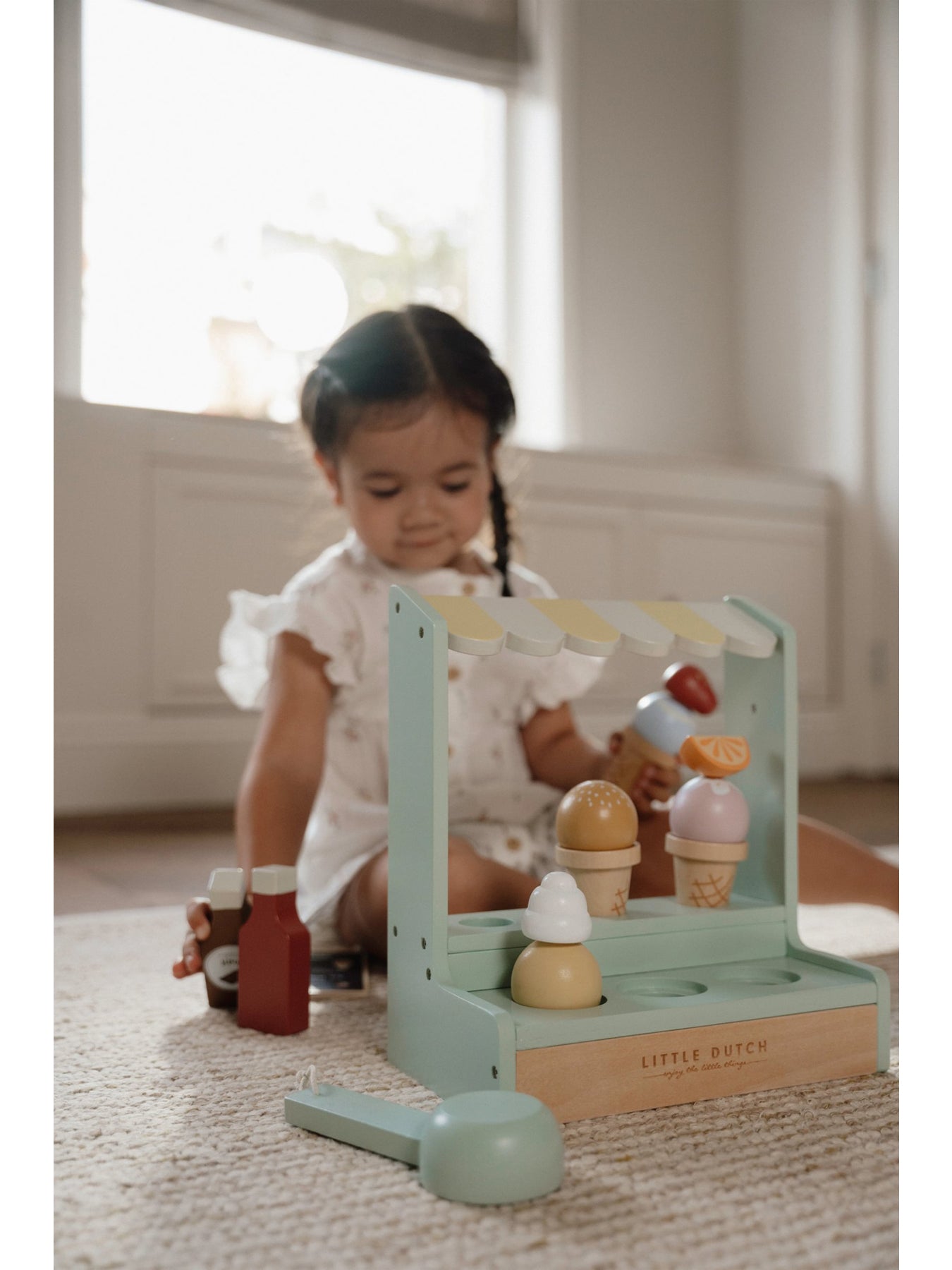 Wooden Ice Cream Shop Toy Set