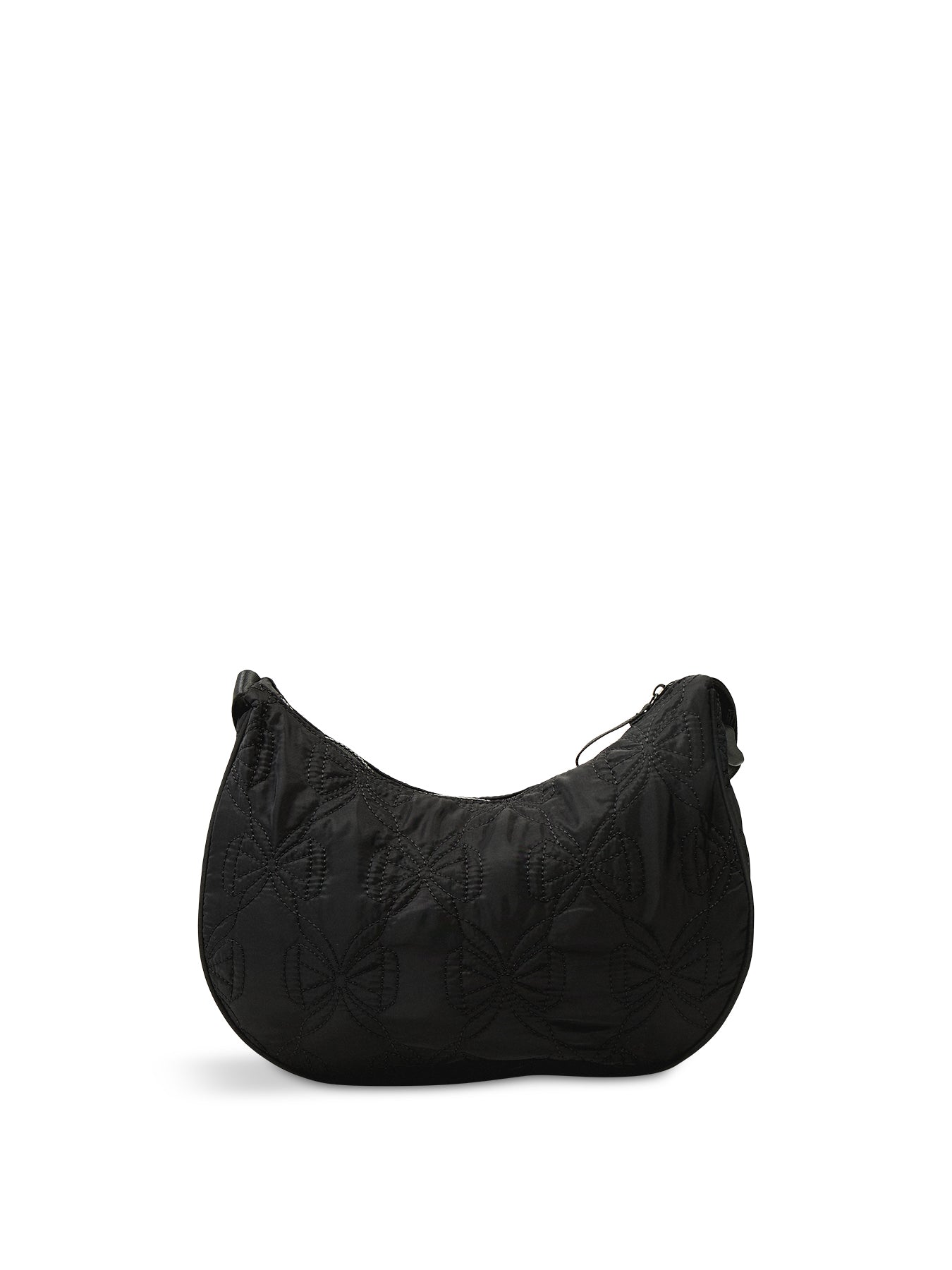 Crescent Bag with Bow Stitch Detail