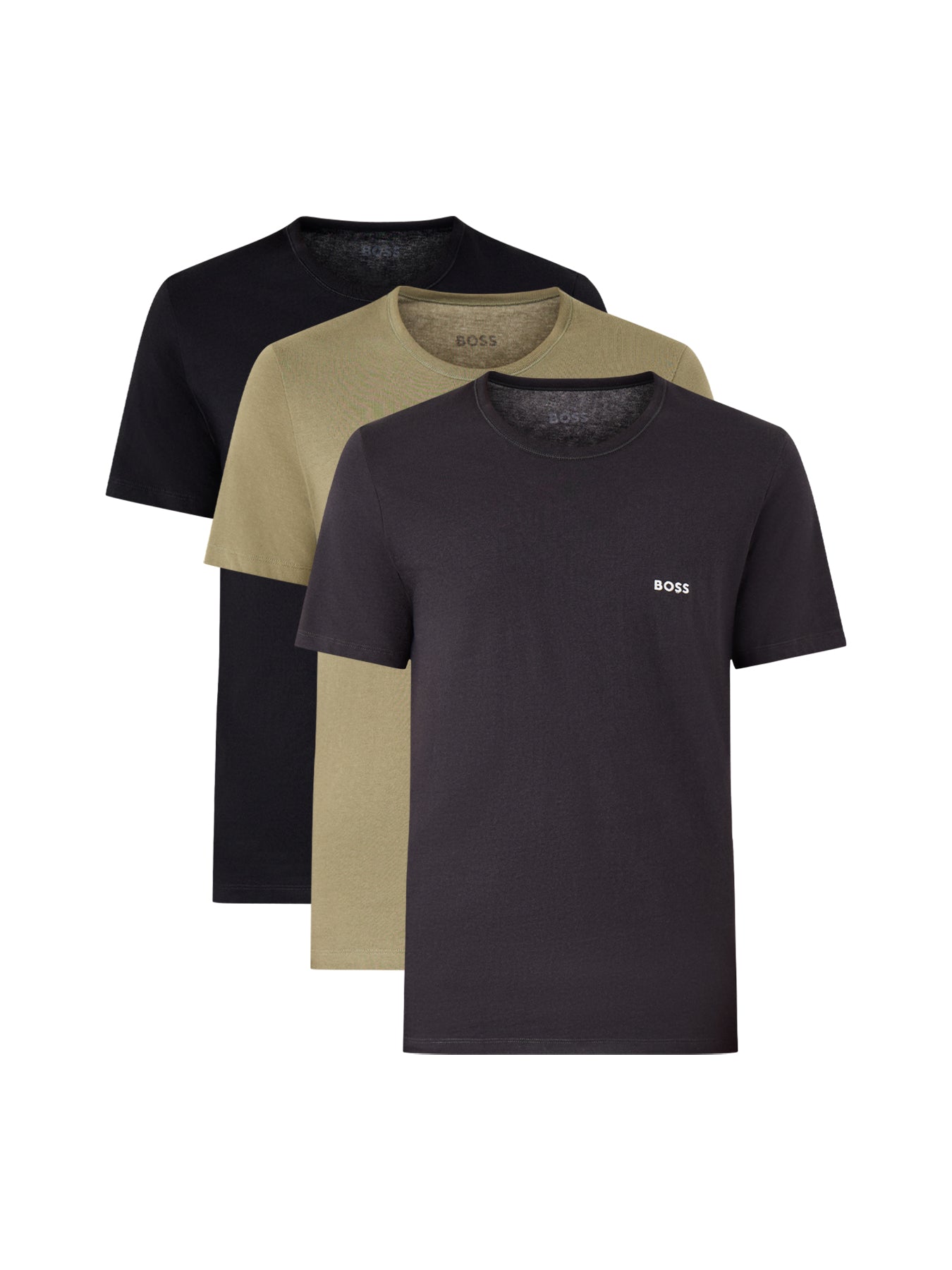 Multi Cotton 3 Pack Bodywear T-Shirts