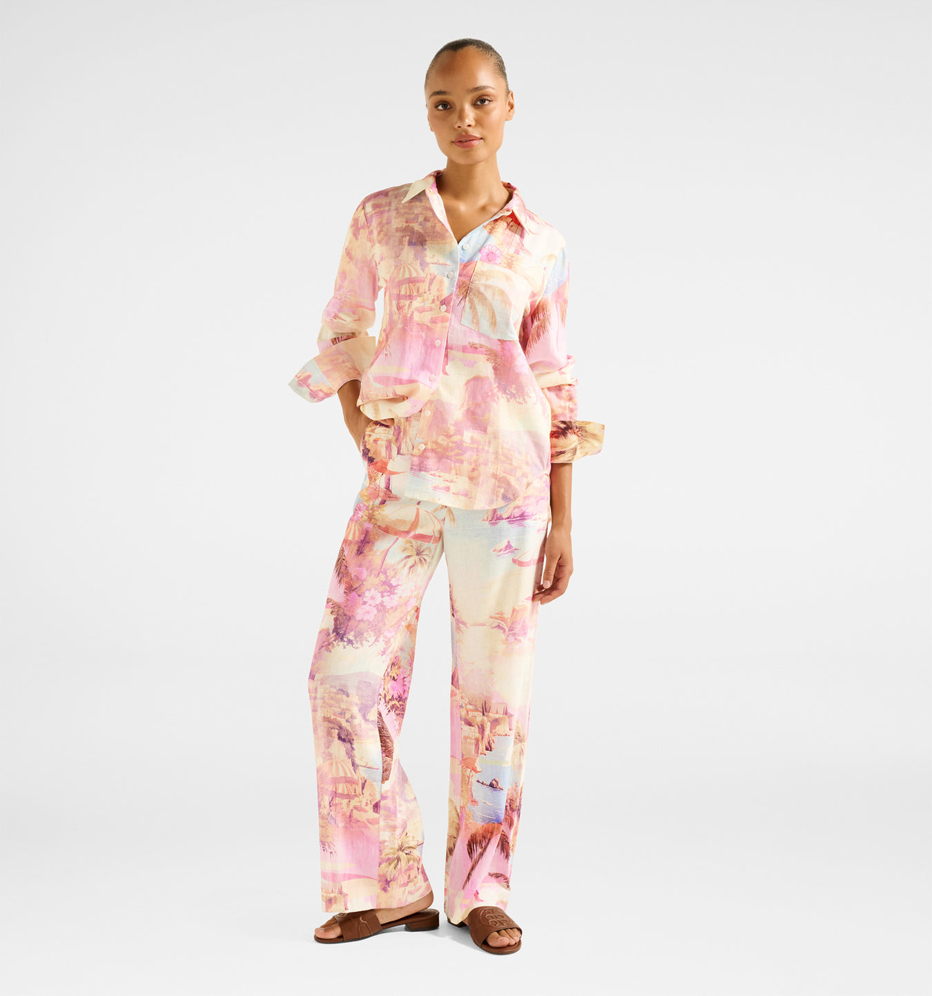 Lydia Oversized Linen Shirt