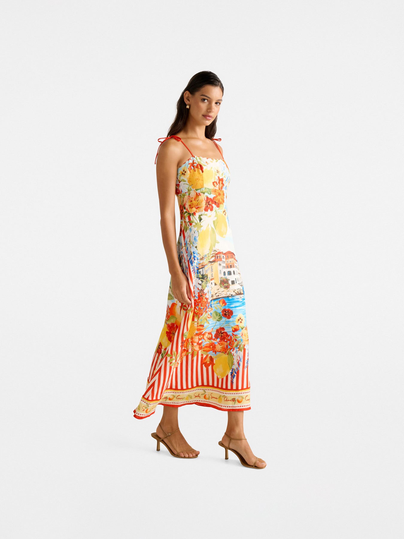 Sicilia Printed Midi Dress