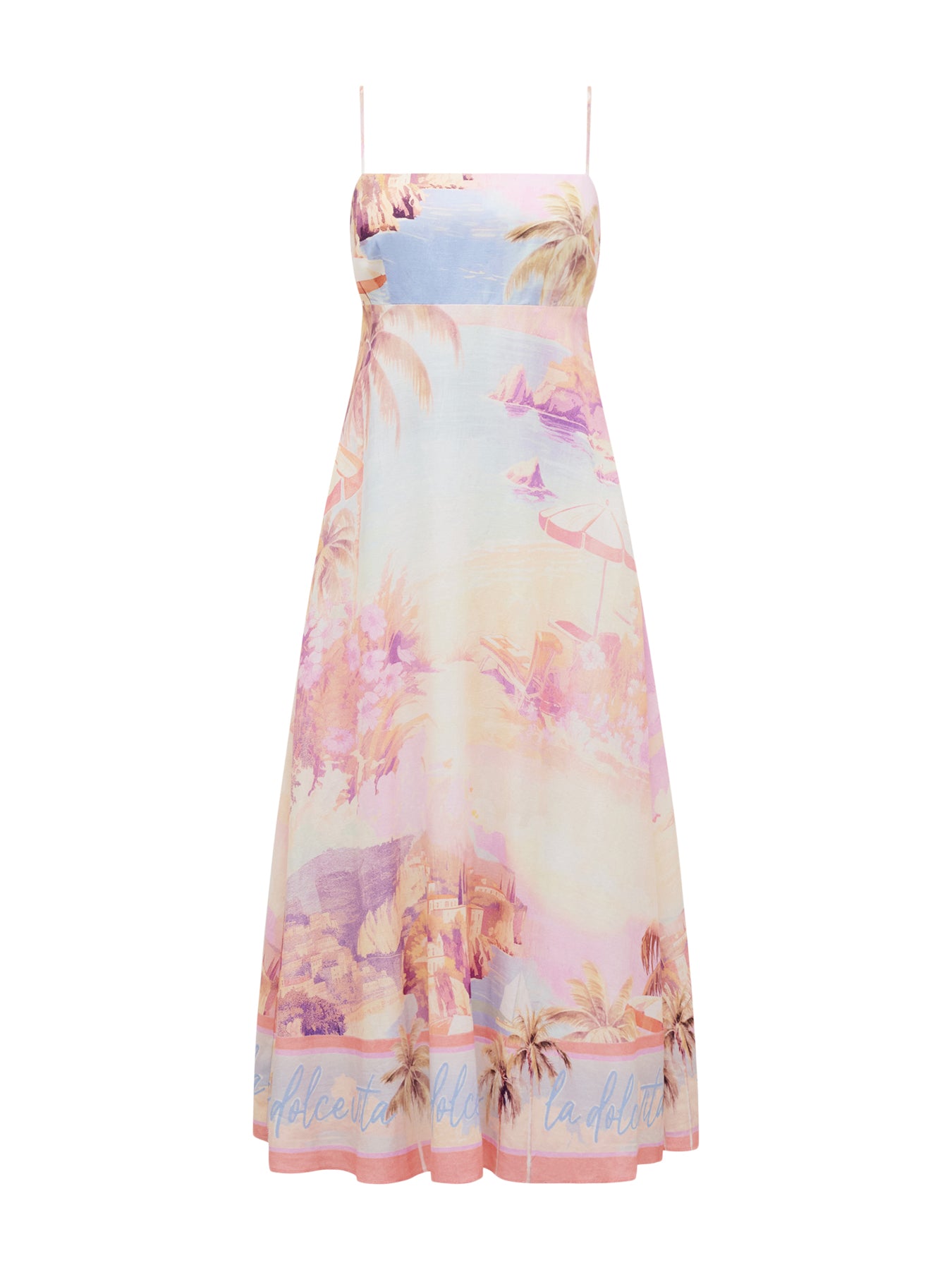 Joanne Linen Midi Dress