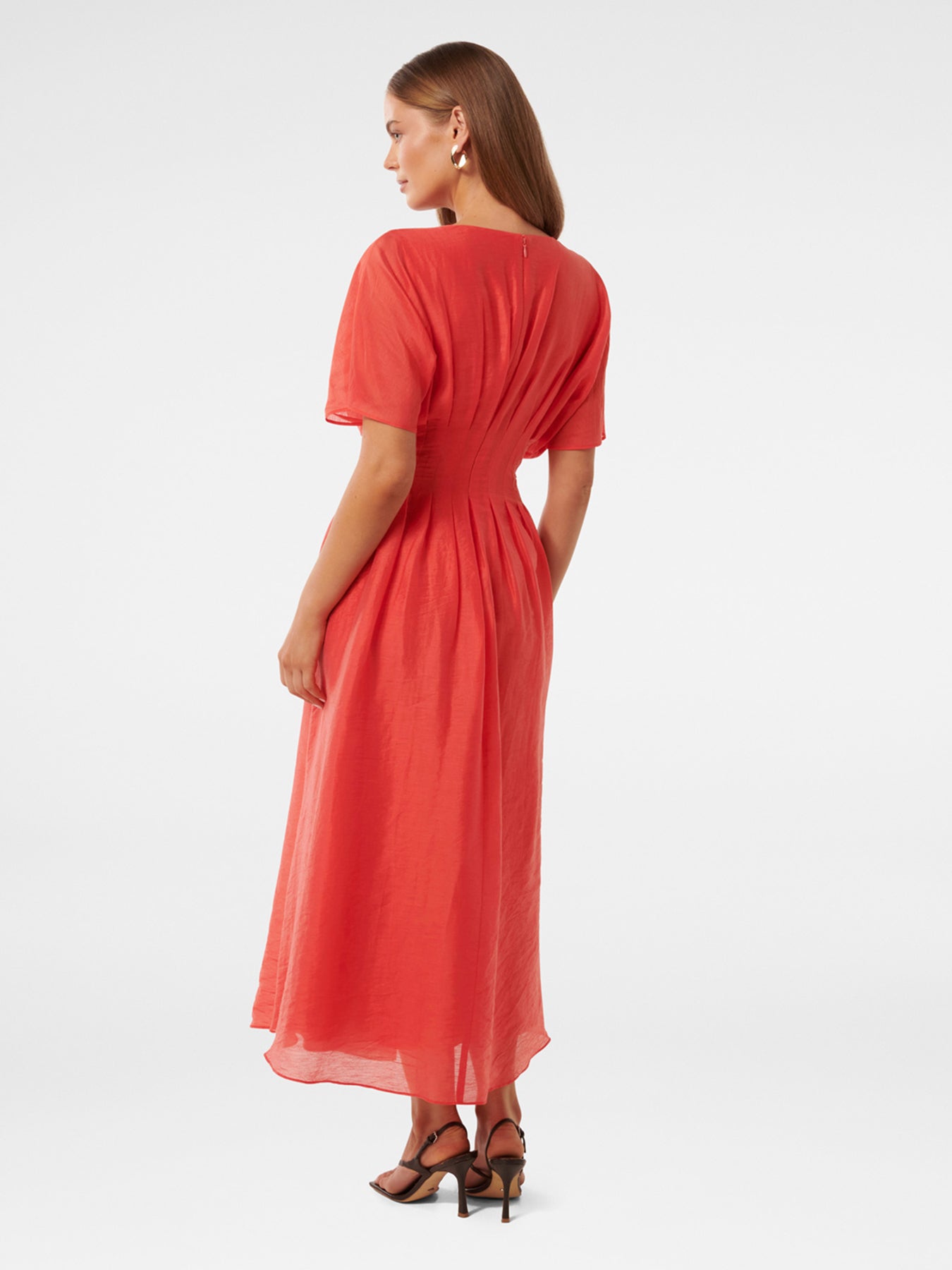 Eve Seam Detail Midi Dress