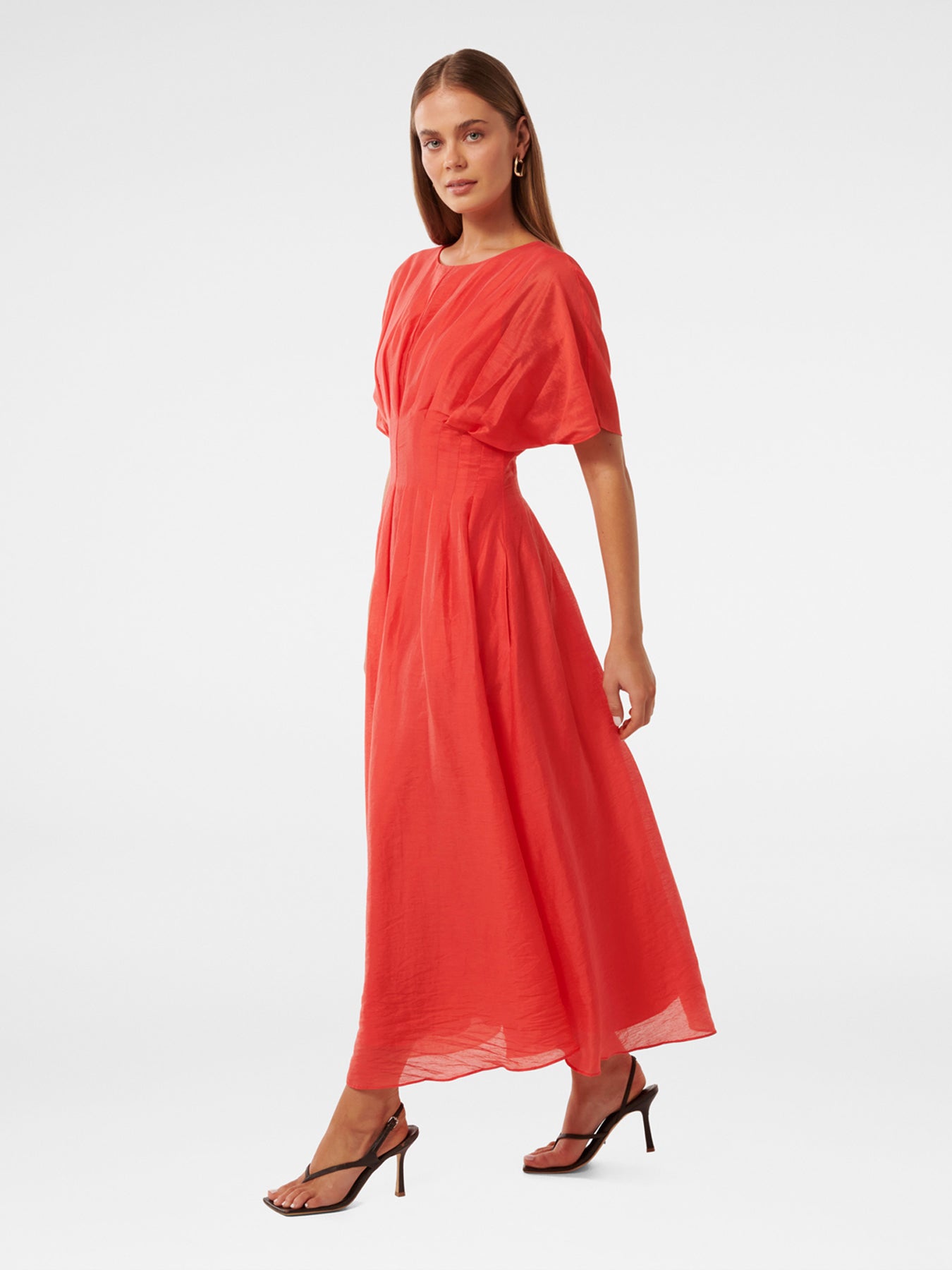 Eve Seam Detail Midi Dress