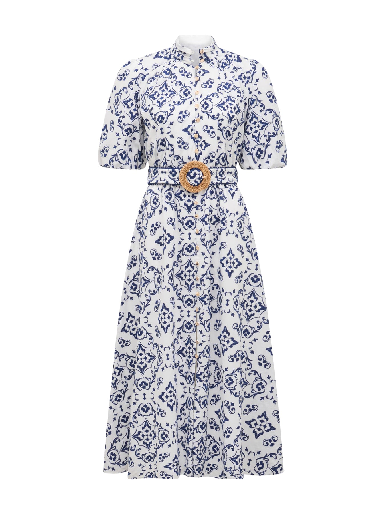 Rhiannon Embroidered Midi Dress