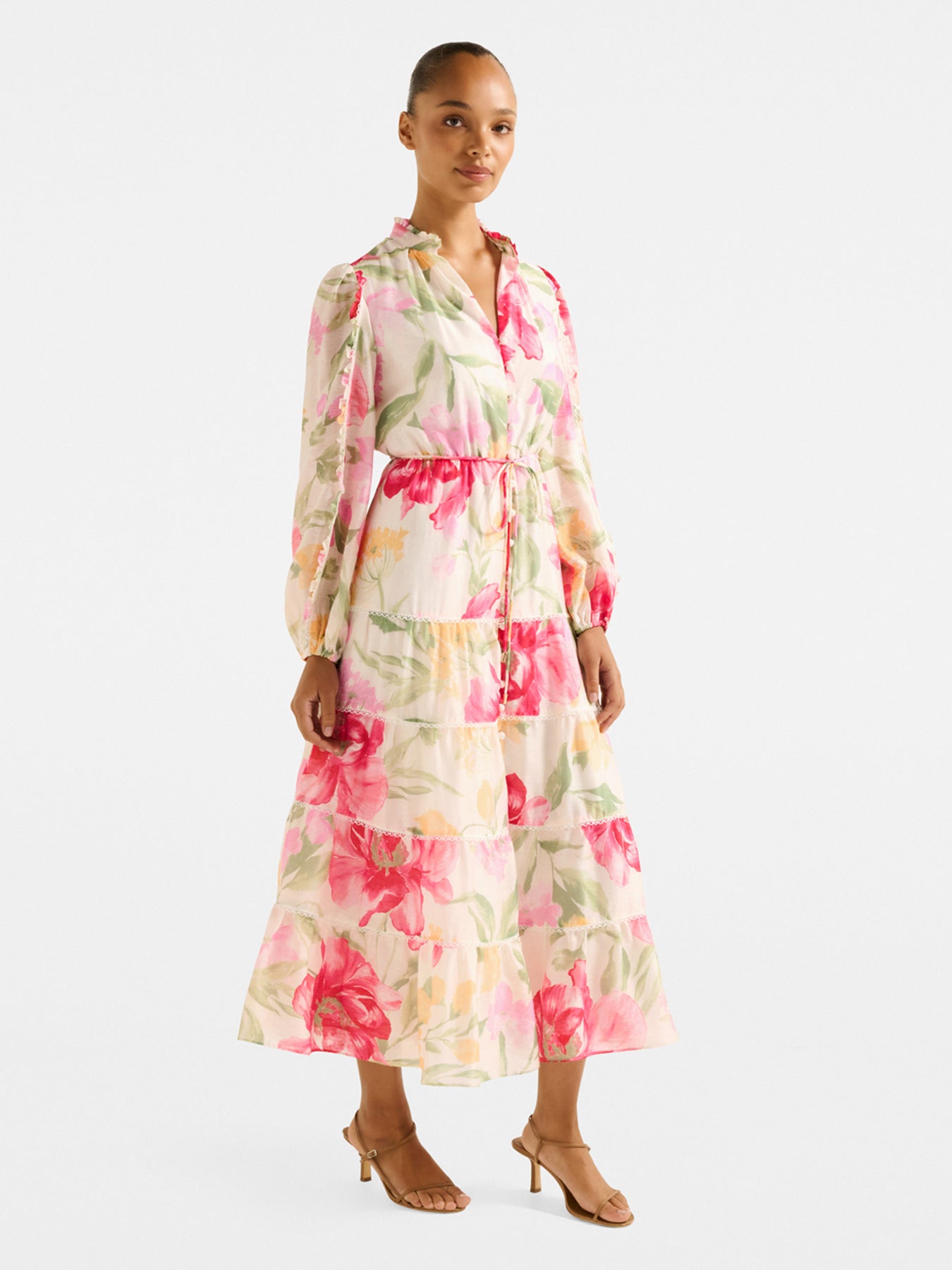 Jessie Button Down Midi Dress