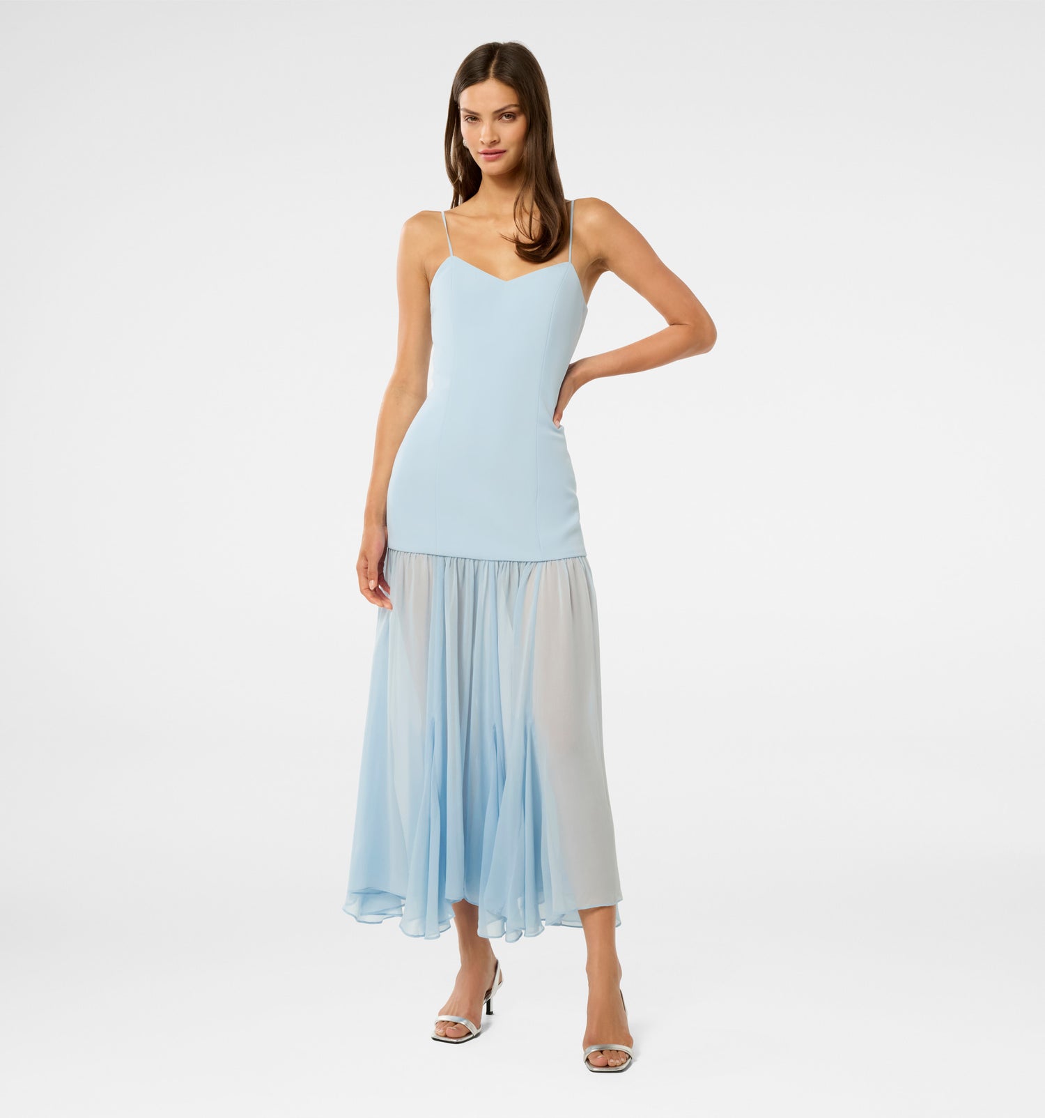 Luca Dropped Waist Maxi Dress