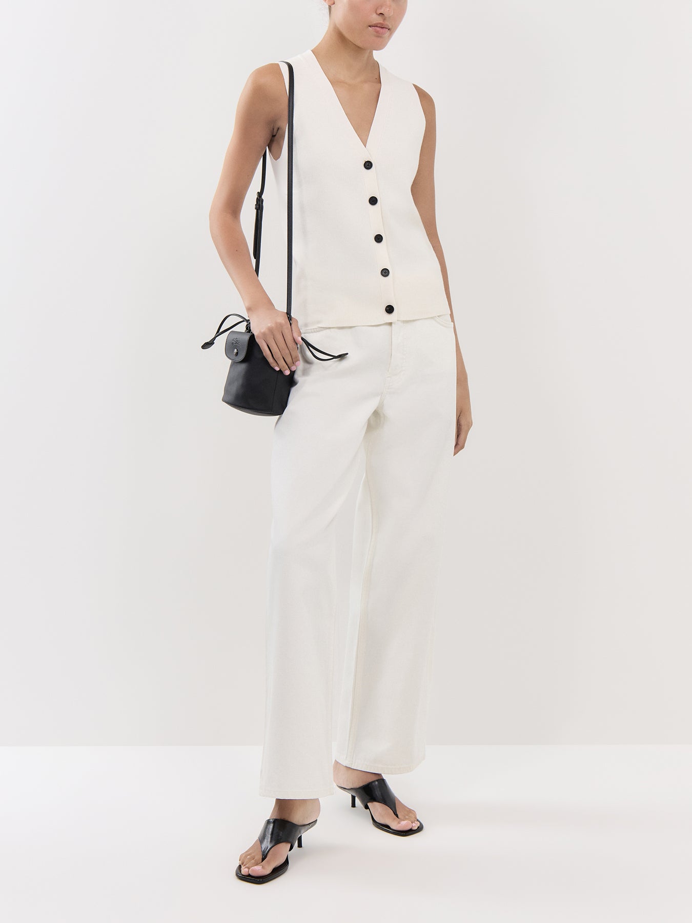 Lawrence Vest  Ivory