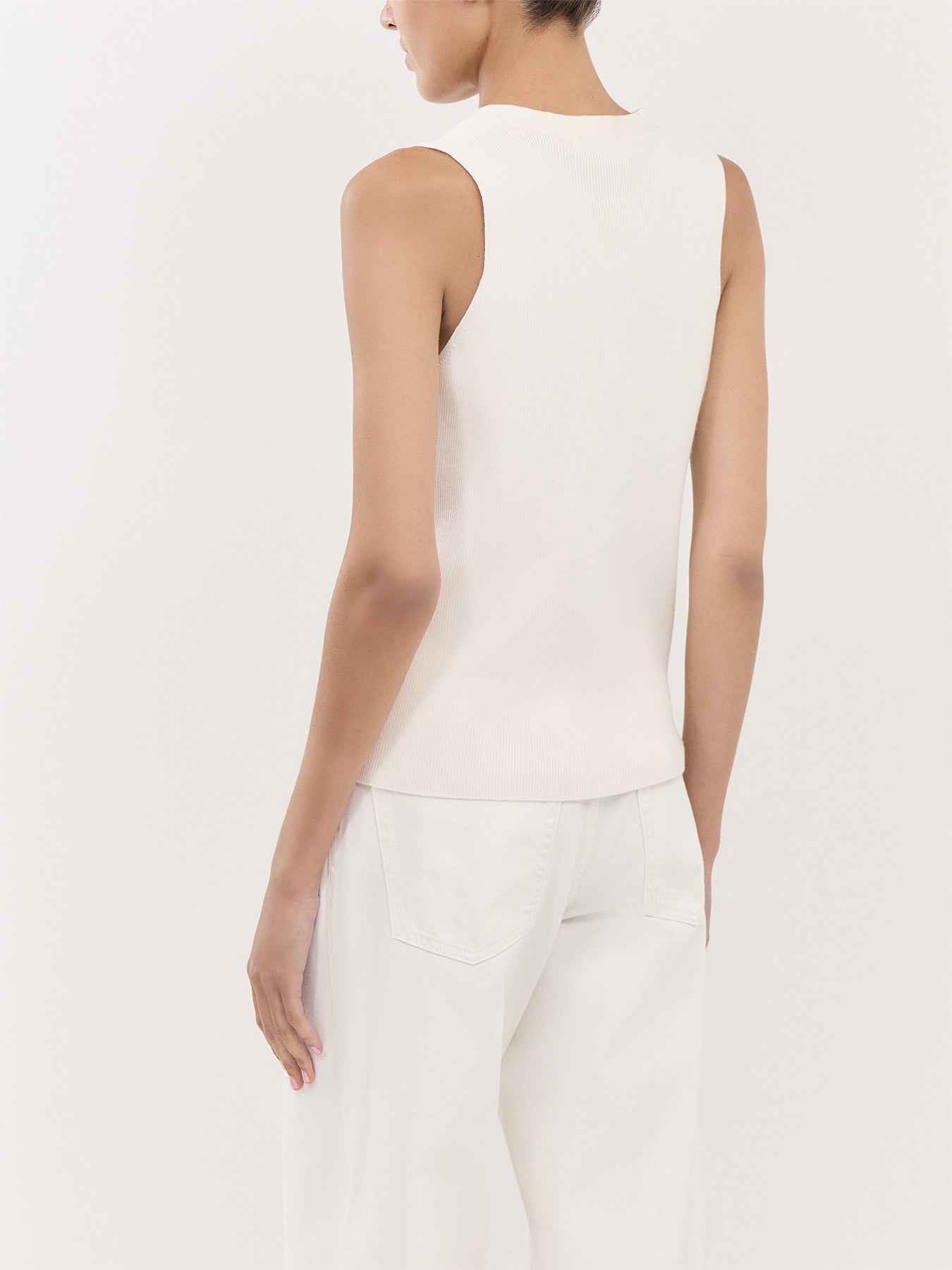 Lawrence Vest  Ivory