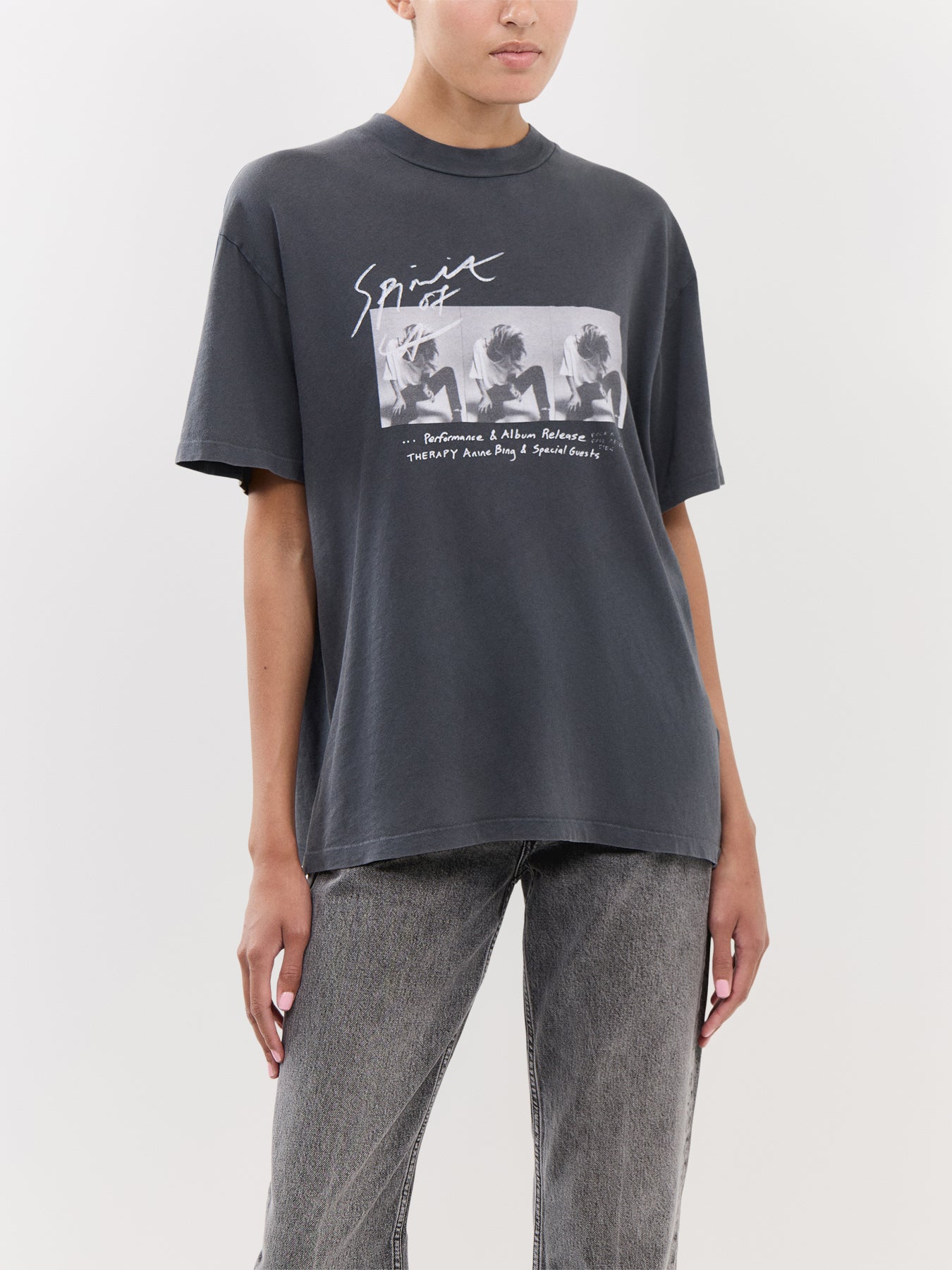 Ashton Tee Concert  Washed Black