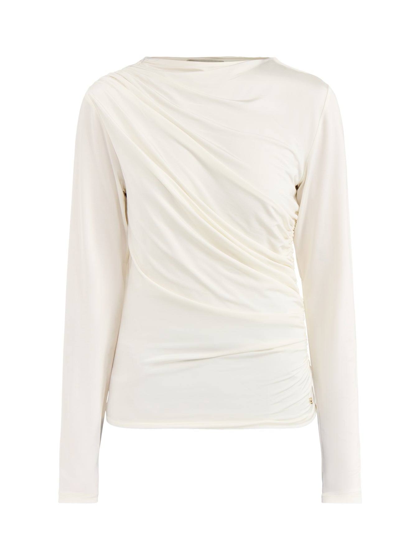 Bray Long Sleeves Top  Ivory