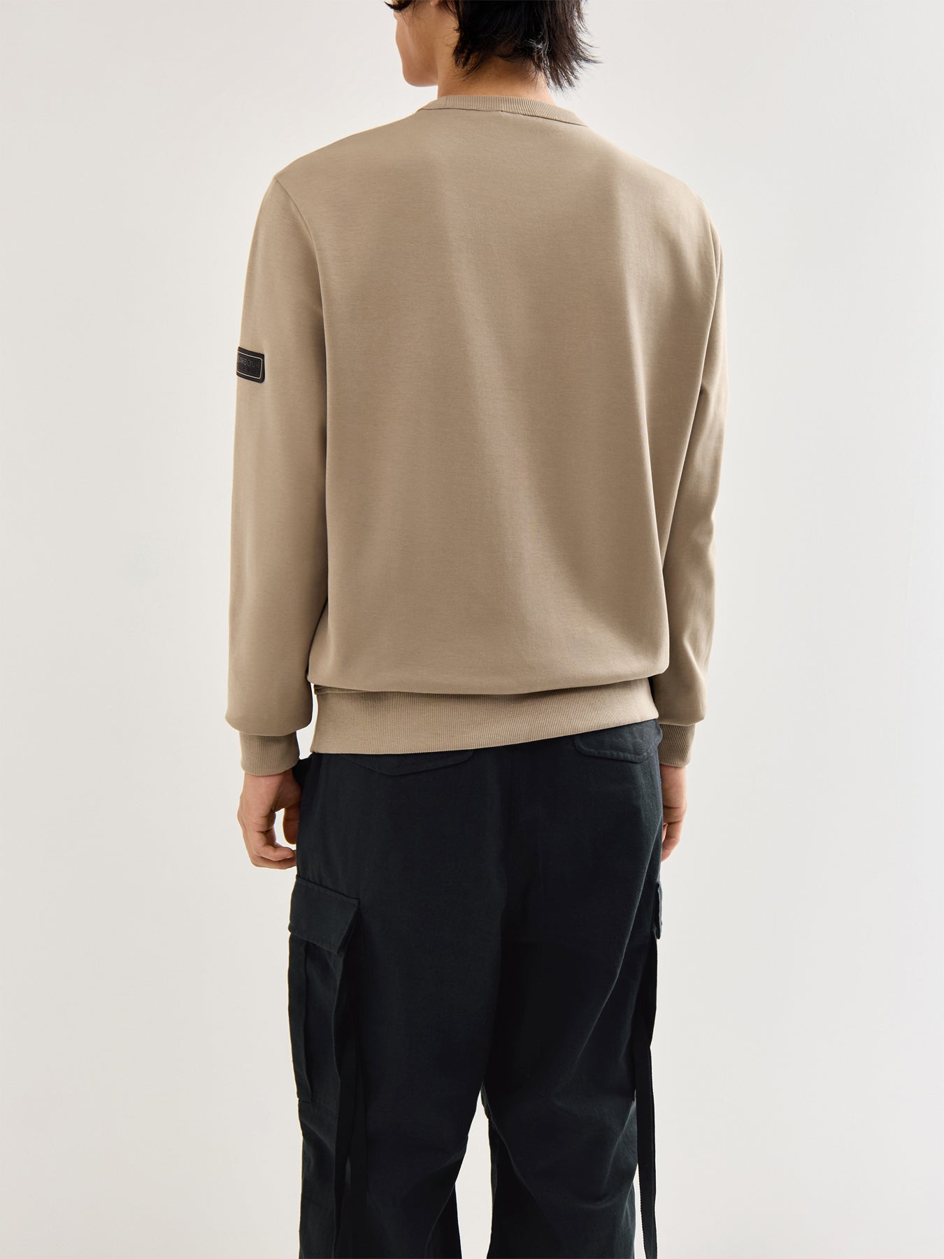 Ilford Interlock Crew Neck Sweatshirt Brown