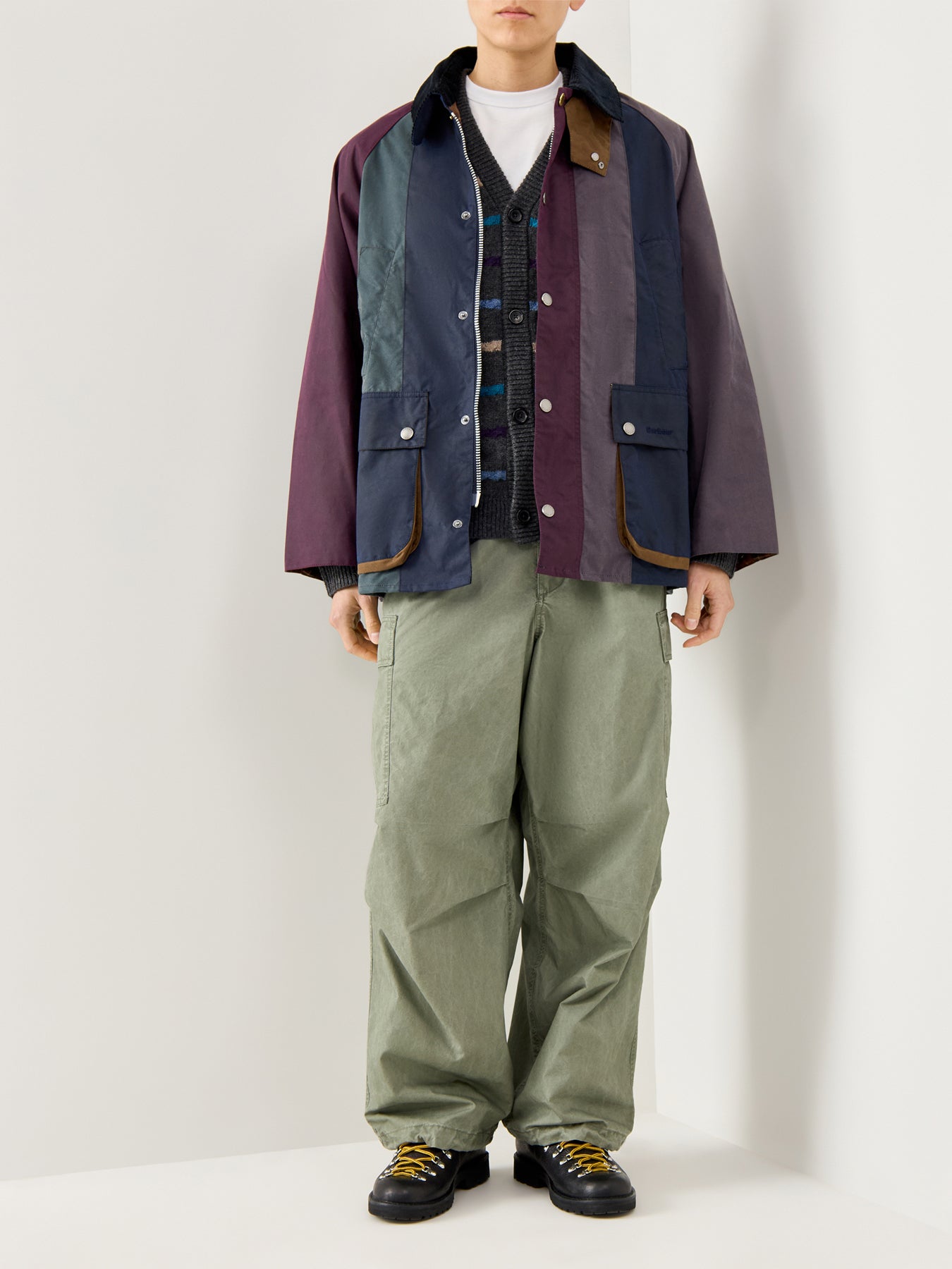 Stripe Bedale Jacket