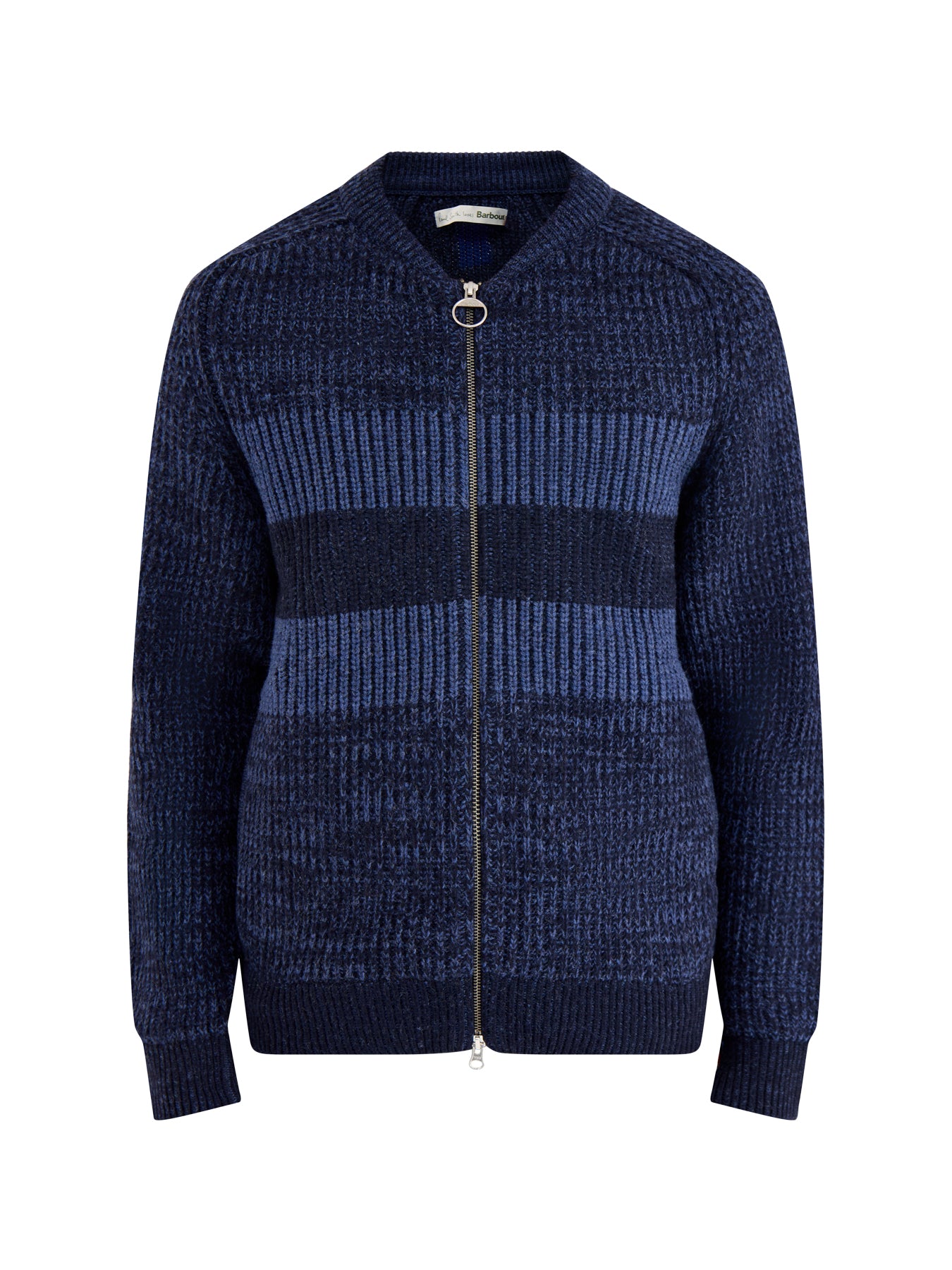 Knitted Bomber Jacket Navy