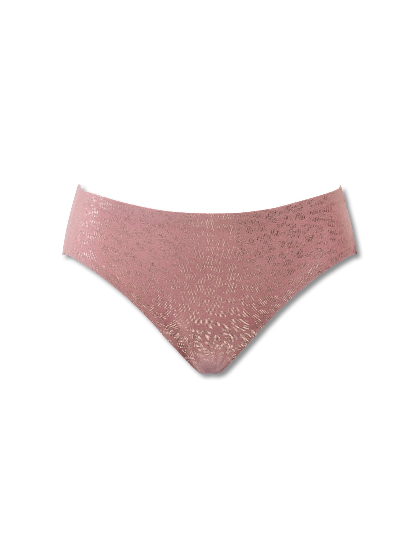 SoftStretch Brazilian Brief Pink Leopard Shimmer
