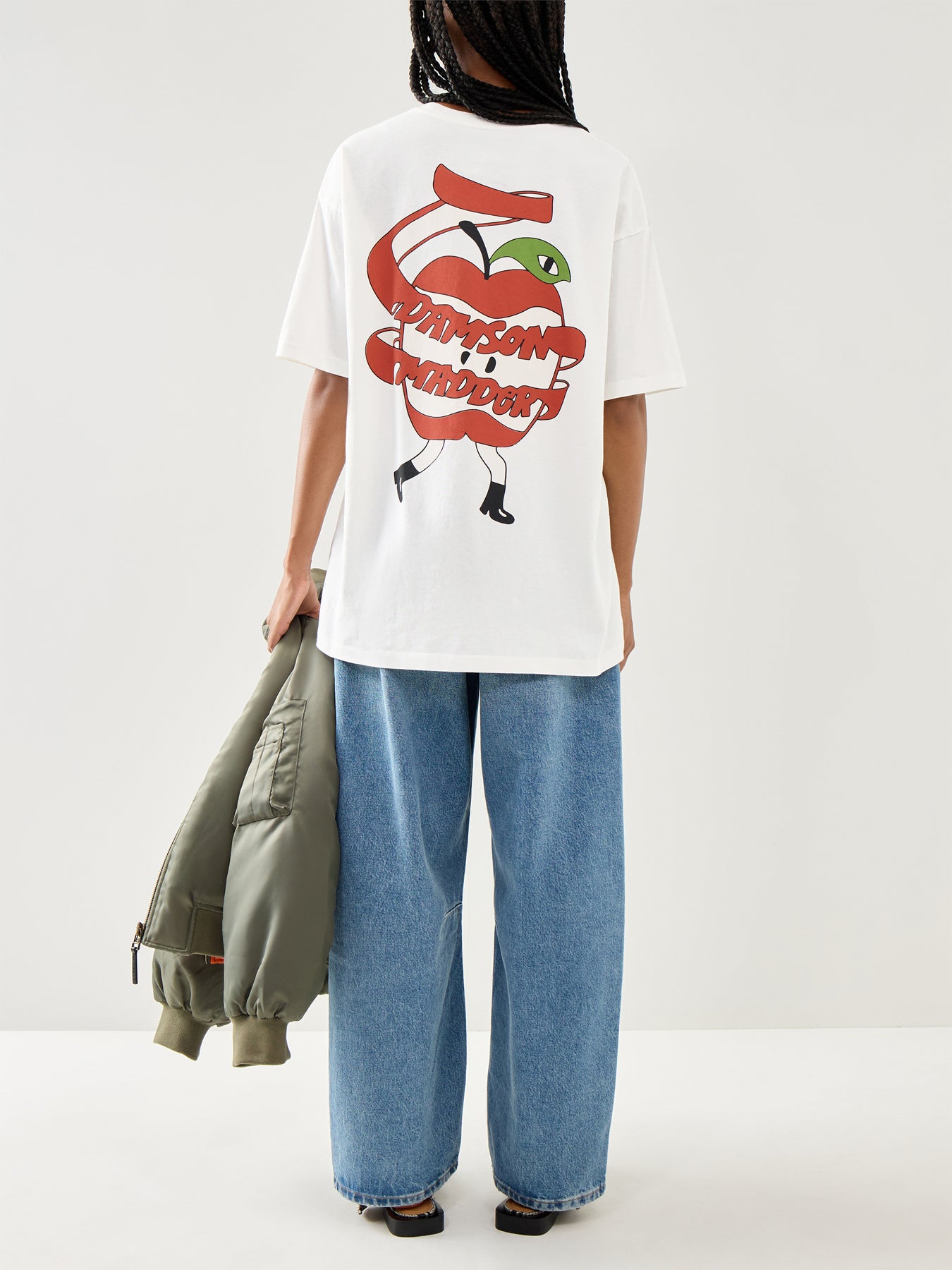 Apple Peel Short Sleeves Tee Ecru