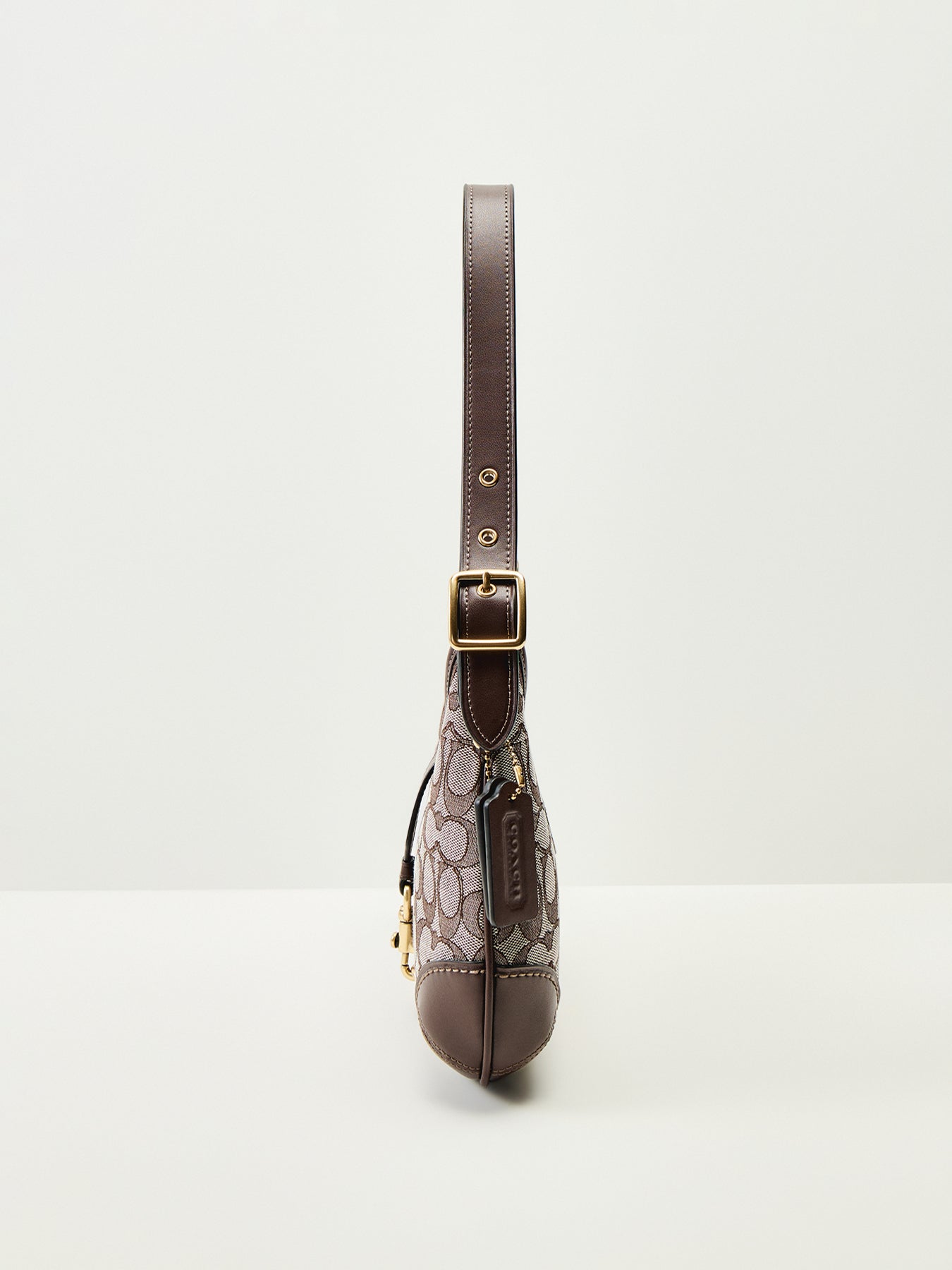 The Coach Originals Signature Jacquard Hamptons Hobo Maple
