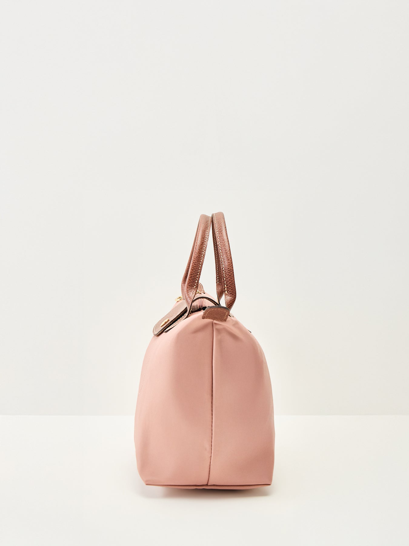 Le Pliage Original Small Handbag Pink Tea Recycled Canvas