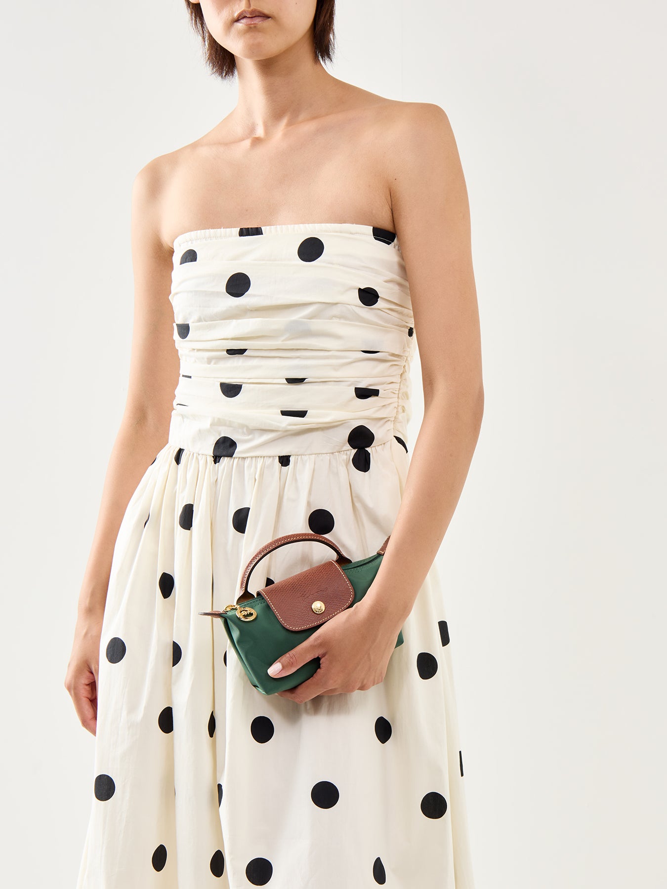 Le Pliage Original Pouch British Green Recycled Canvas