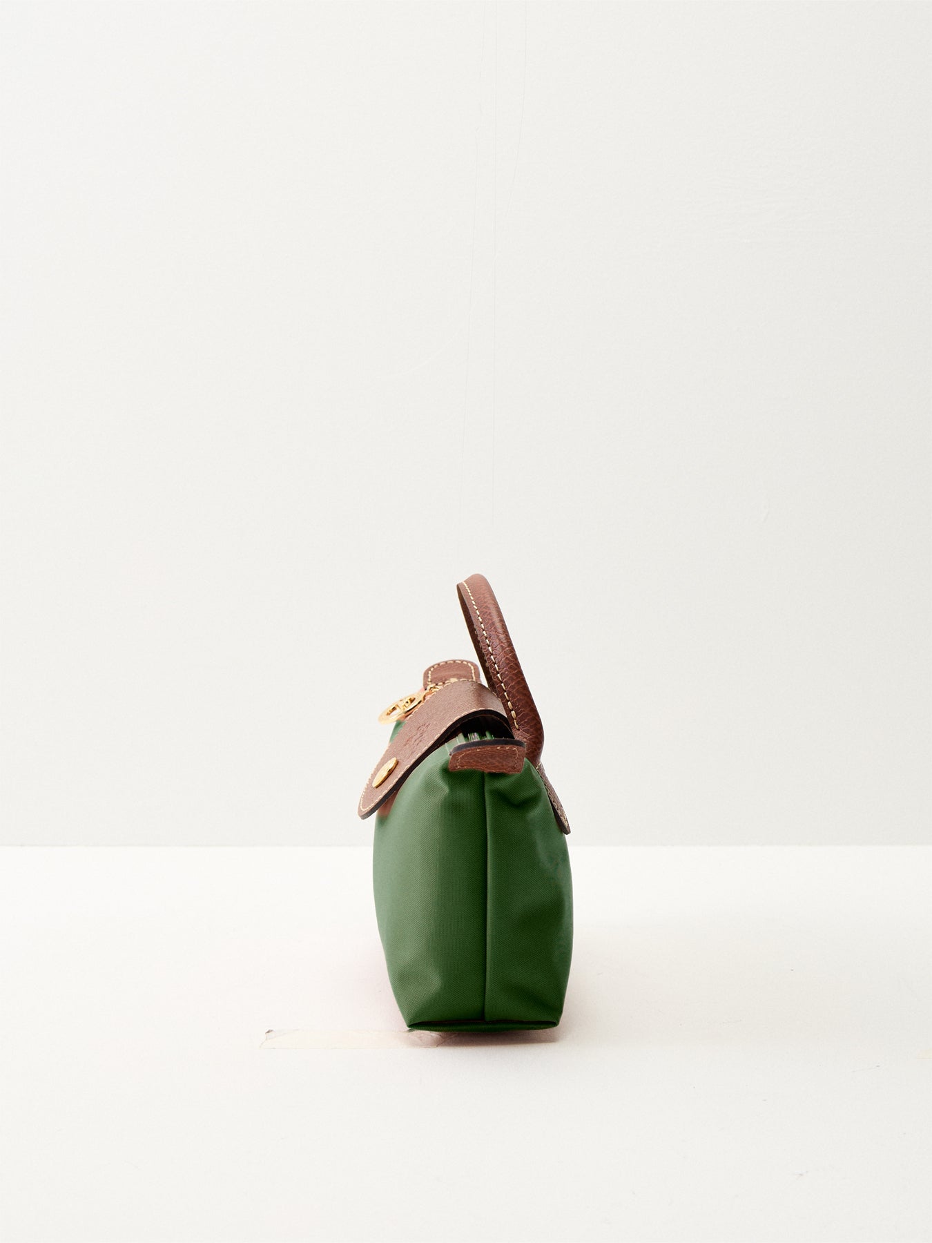 Le Pliage Original Pouch British Green Recycled Canvas