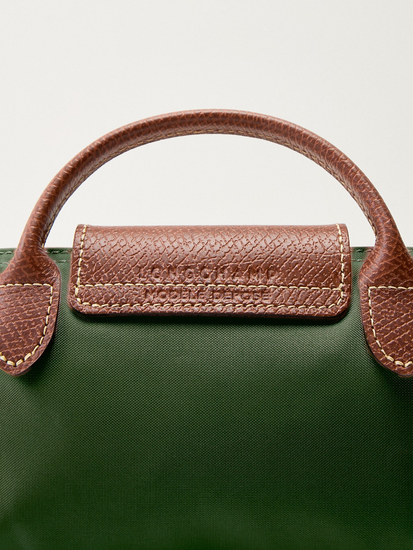 Le Pliage Original Pouch British Green Recycled Canvas