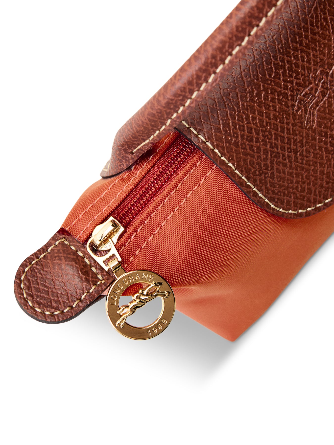 Le Pliage Original Pouch Tomato Recycled Canvas