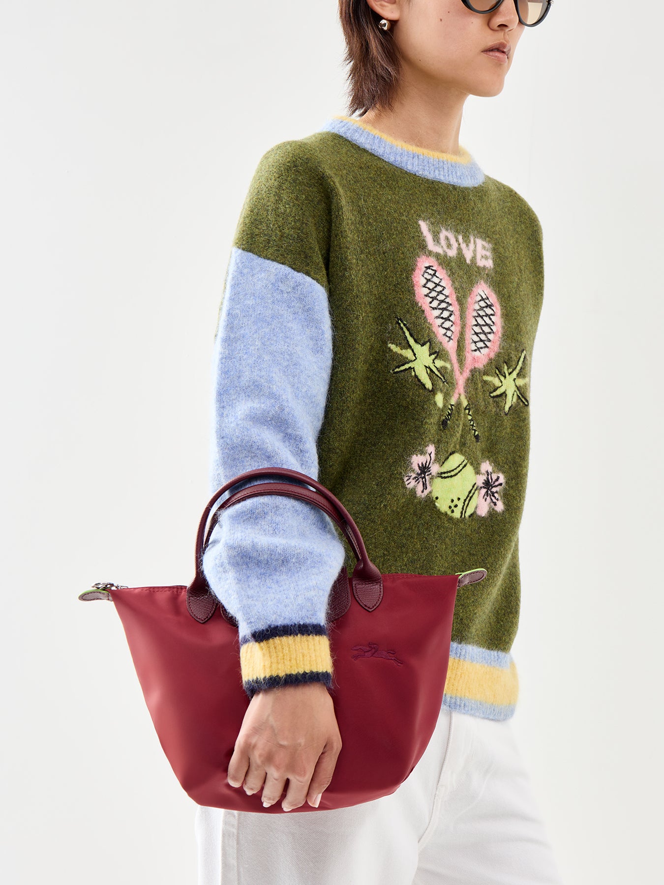 Le Pliage Small Handbag Pomegranate Recycle