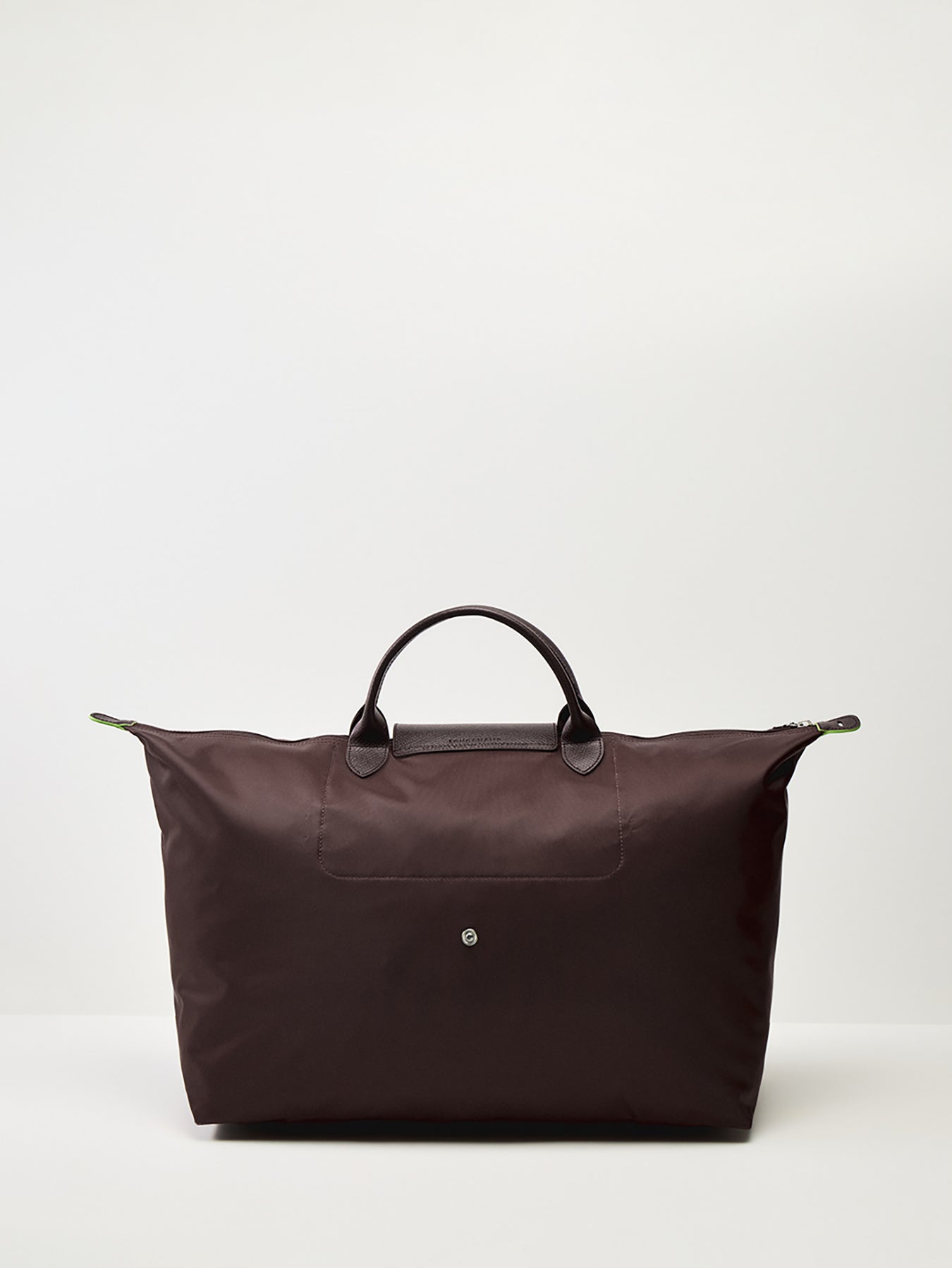 Le Pliage Green Large Travel Bag Mocha Recycled Canvas