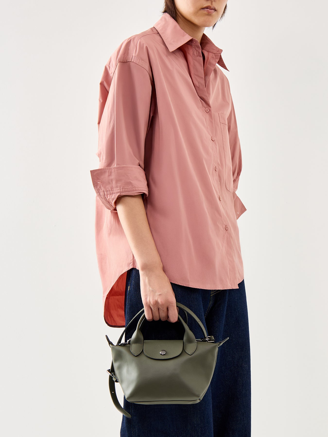 Le Pliage Extra Small Handbag Fir Leather