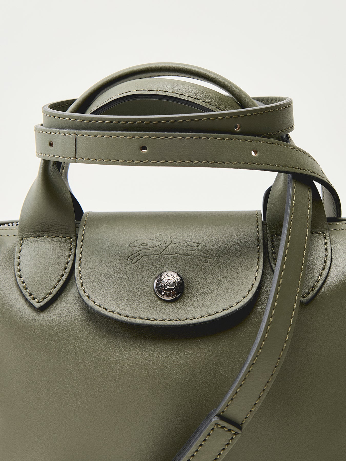 Le Pliage Extra Small Handbag Fir Leather