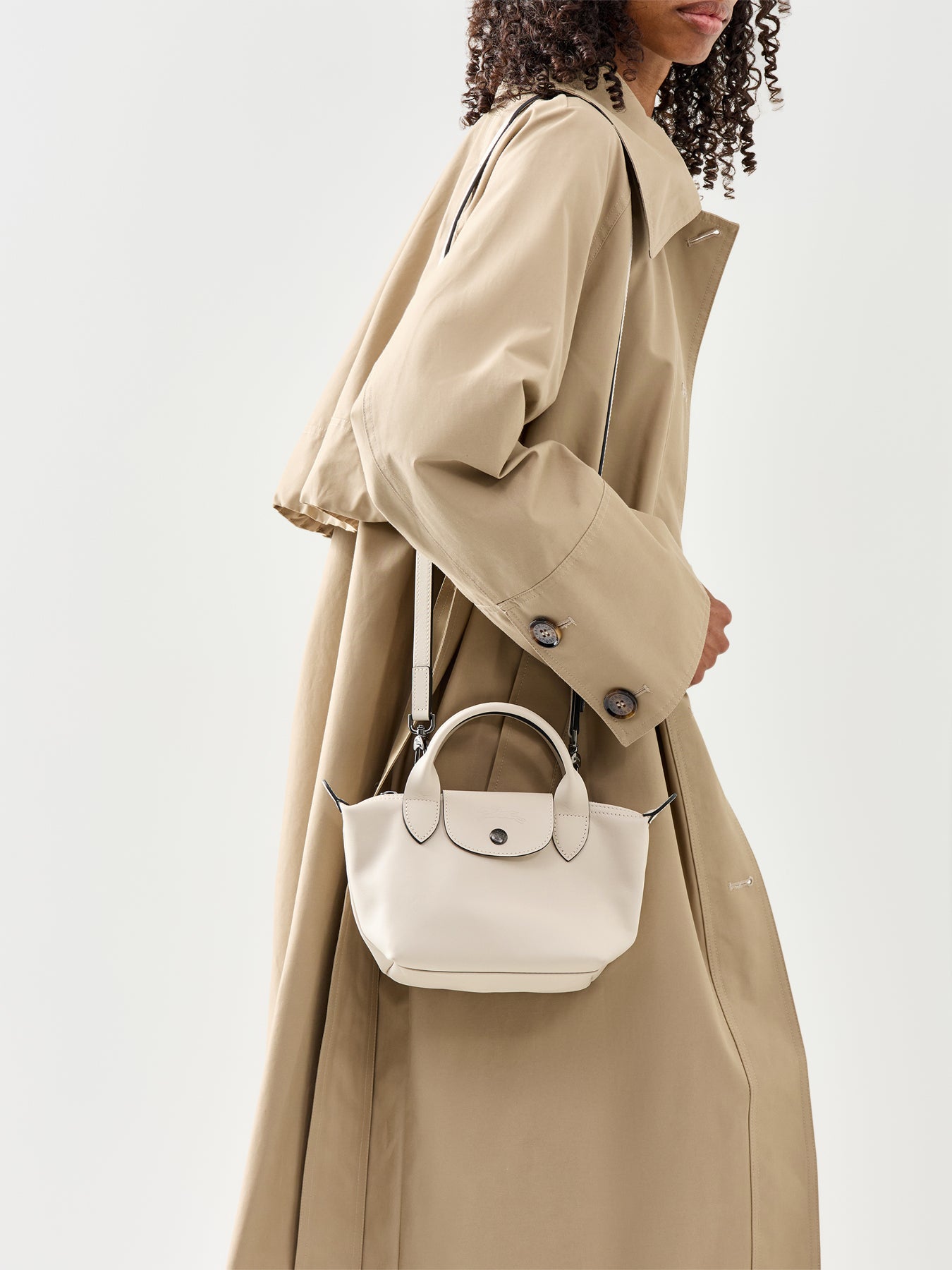 Le Pliage Extra Small Handbag Paper Leather