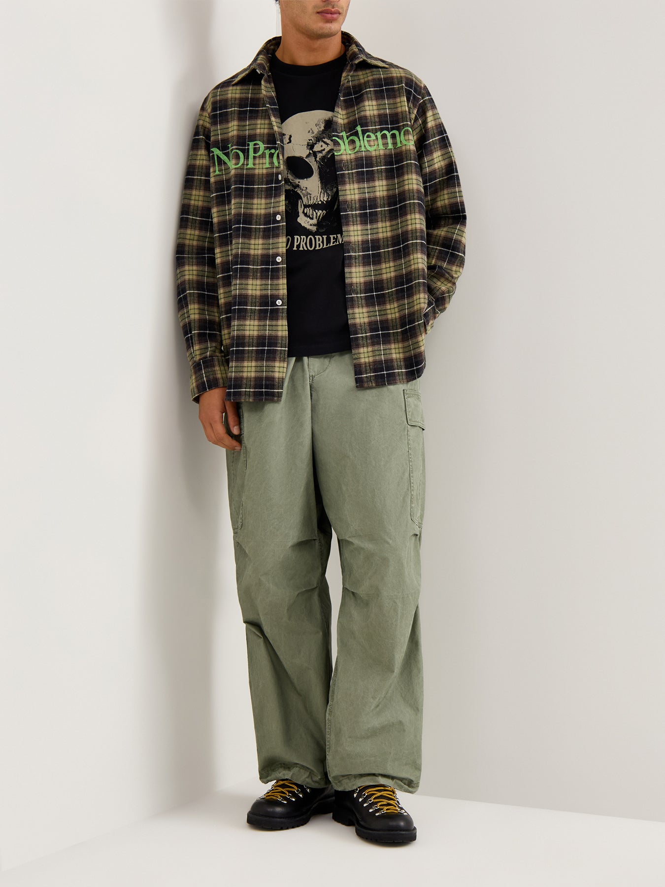 Plaid Shirt Green