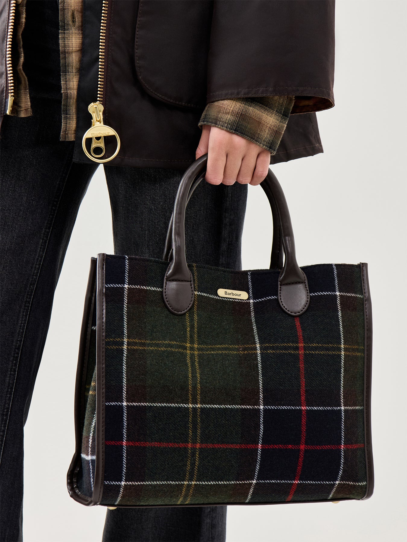 Barbour Barrhill Tartan Tote Bag