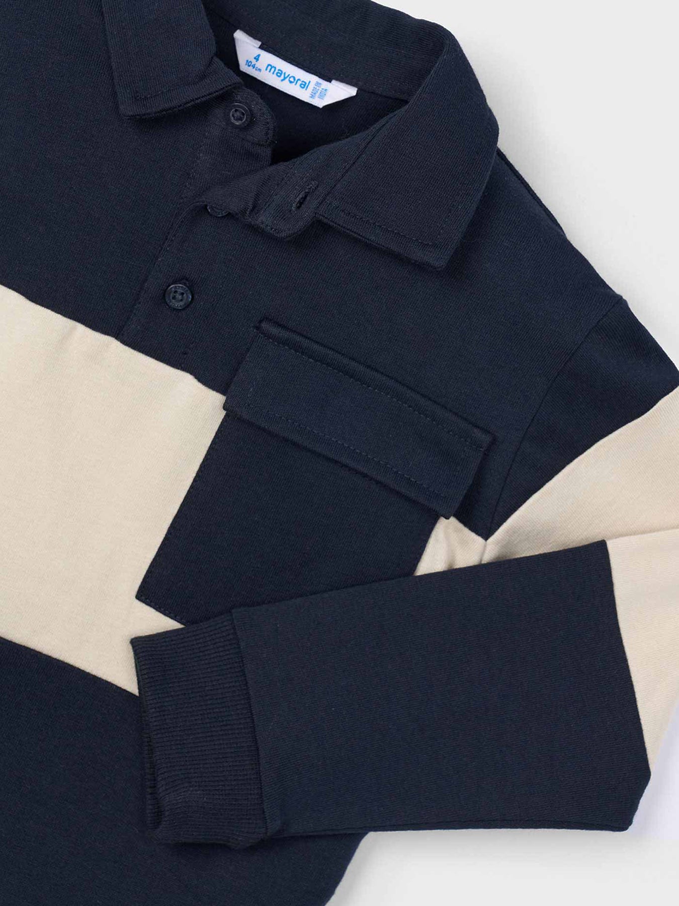 Long Sleeved Polo Top
