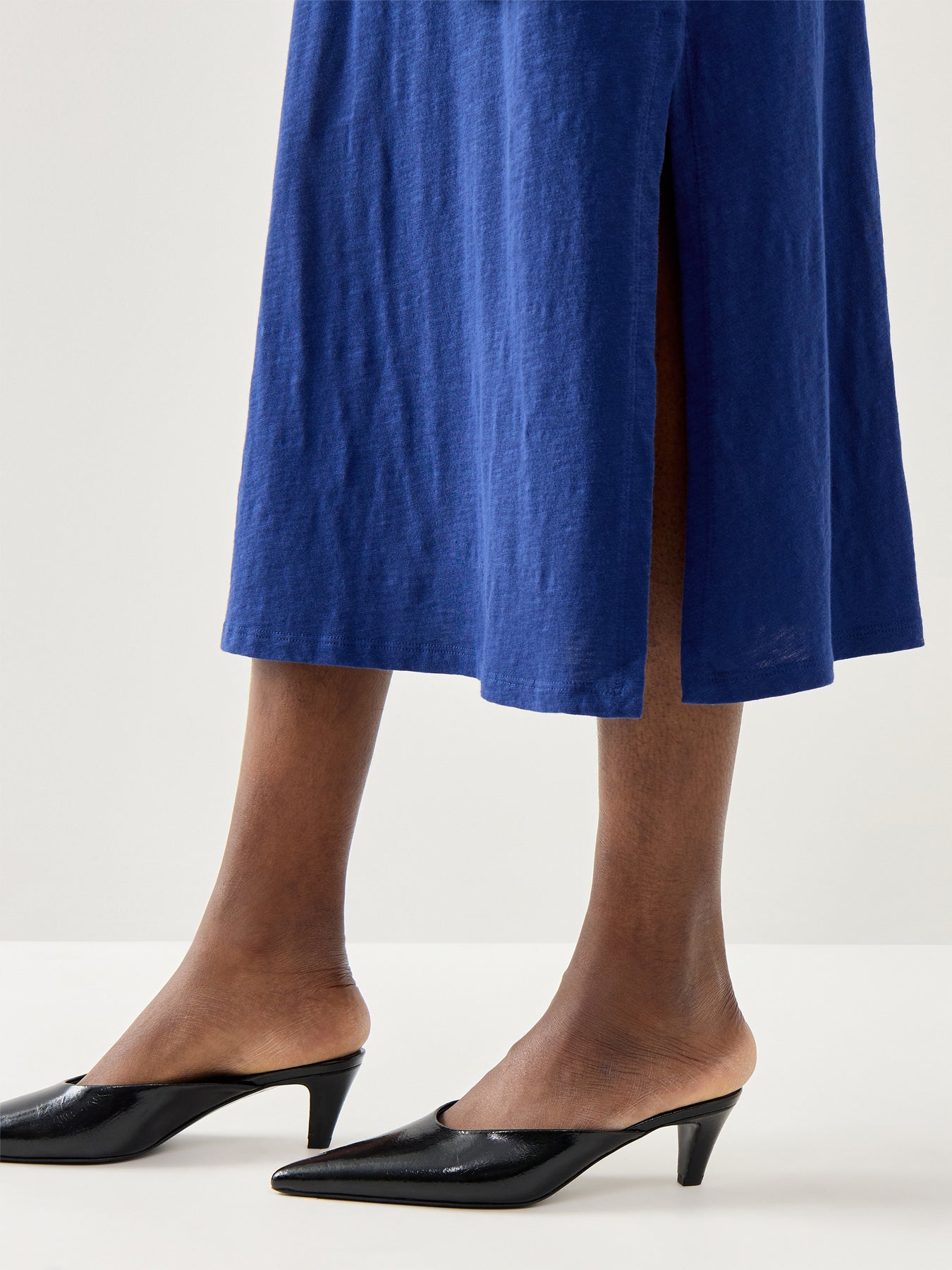 Stretch Jersey T Shirt Dress Navy
