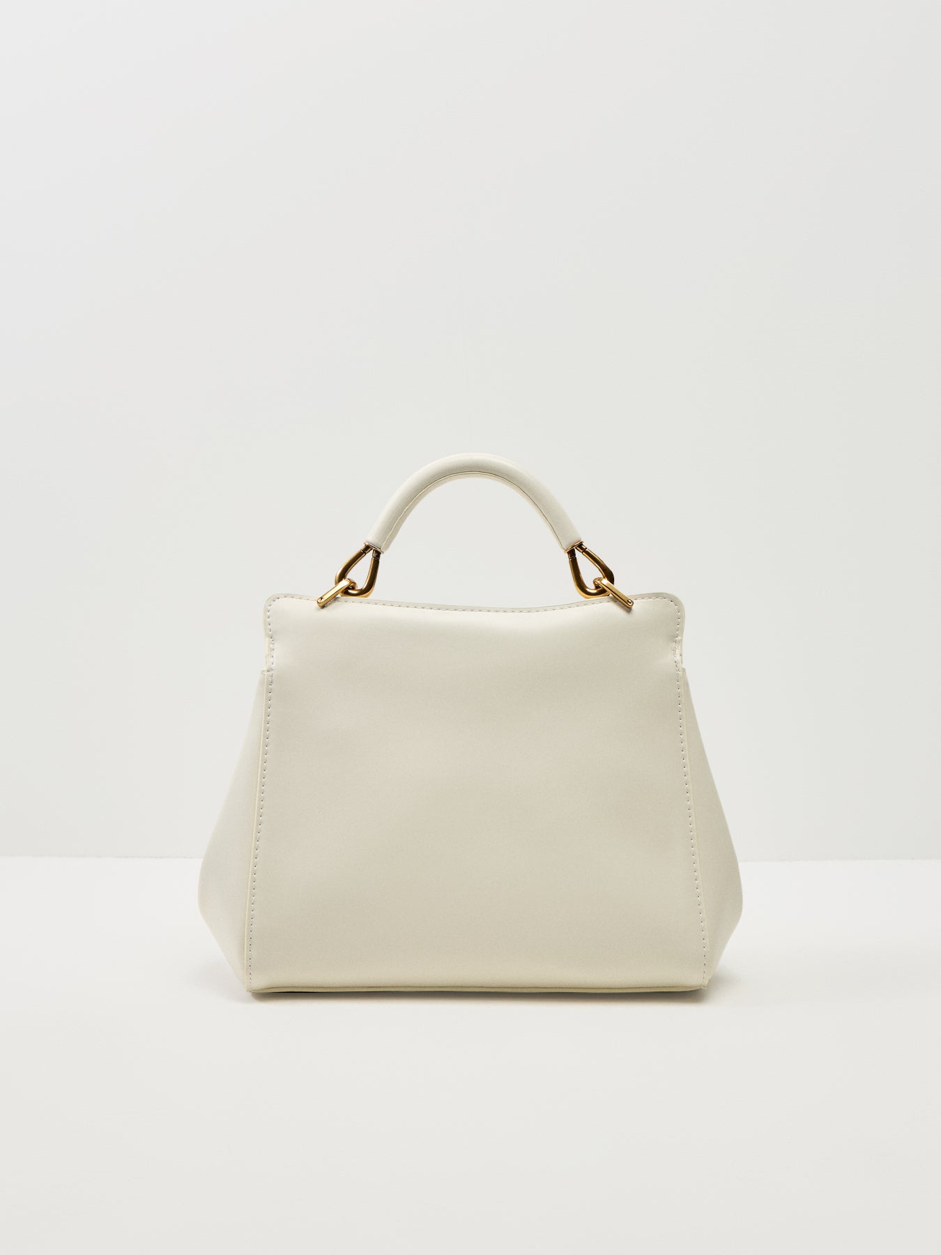 Lucia Classic Top Handbag White