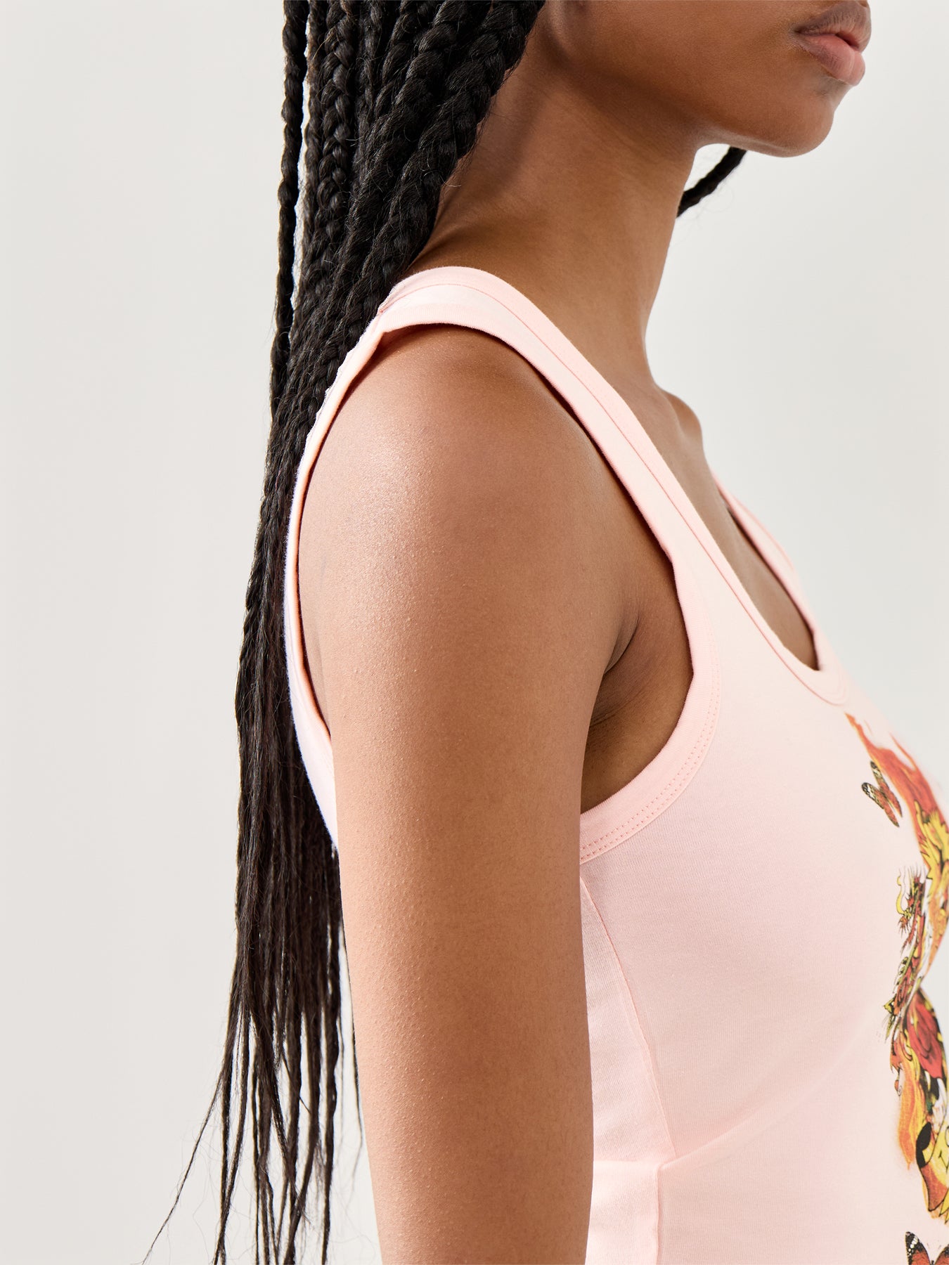 Womens True To My Love Cropped Vest Top