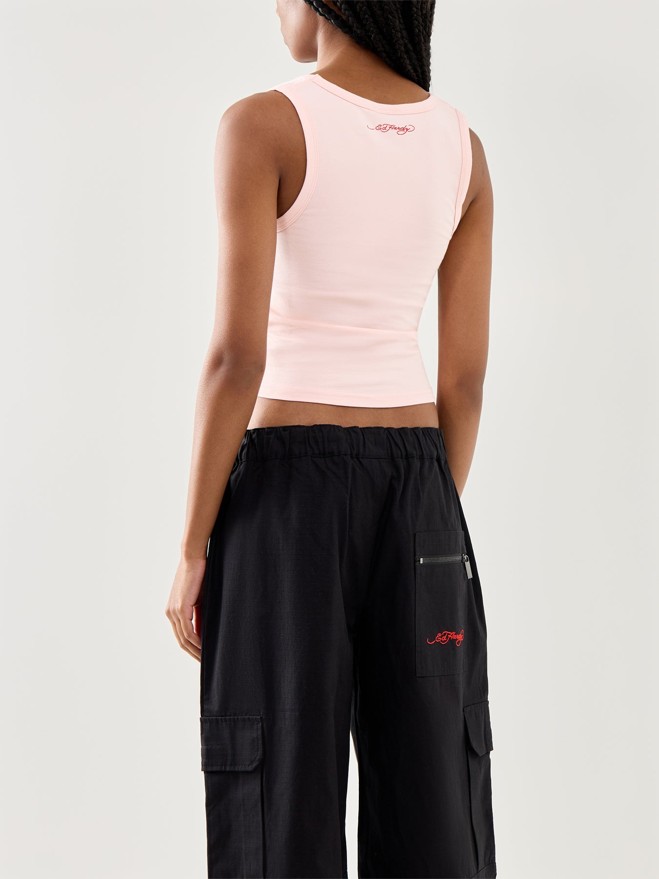 Womens True To My Love Cropped Vest Top
