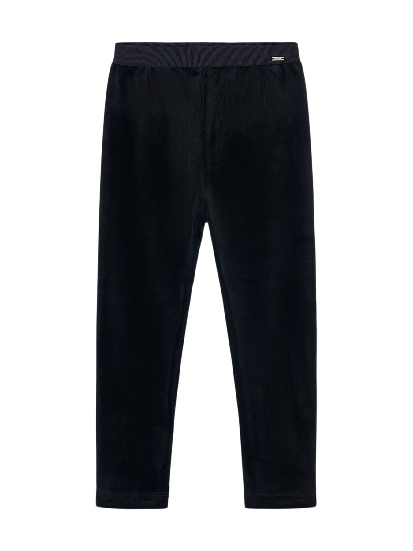 Basic Velvet Leggings Black