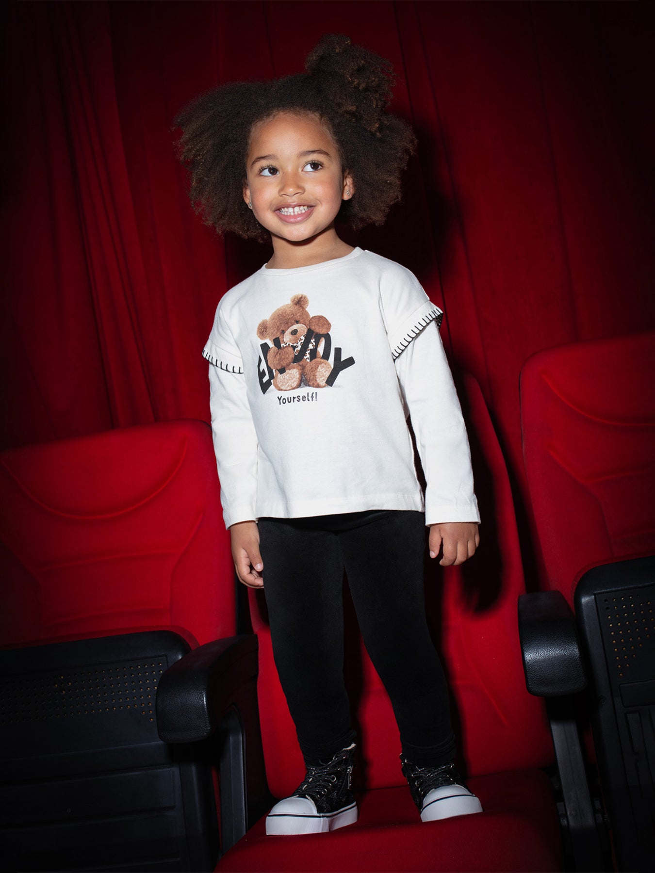 Basic Velvet Leggings Black