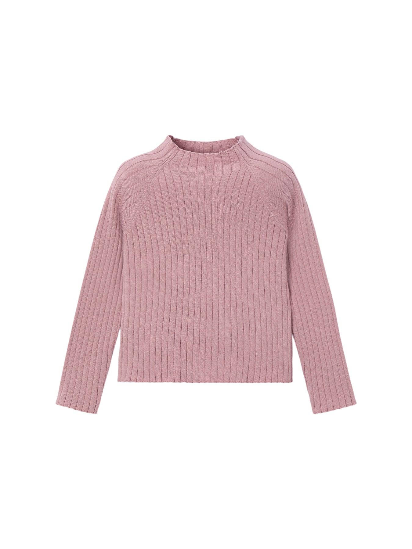 Ribbed Turtleneck Top Makeup