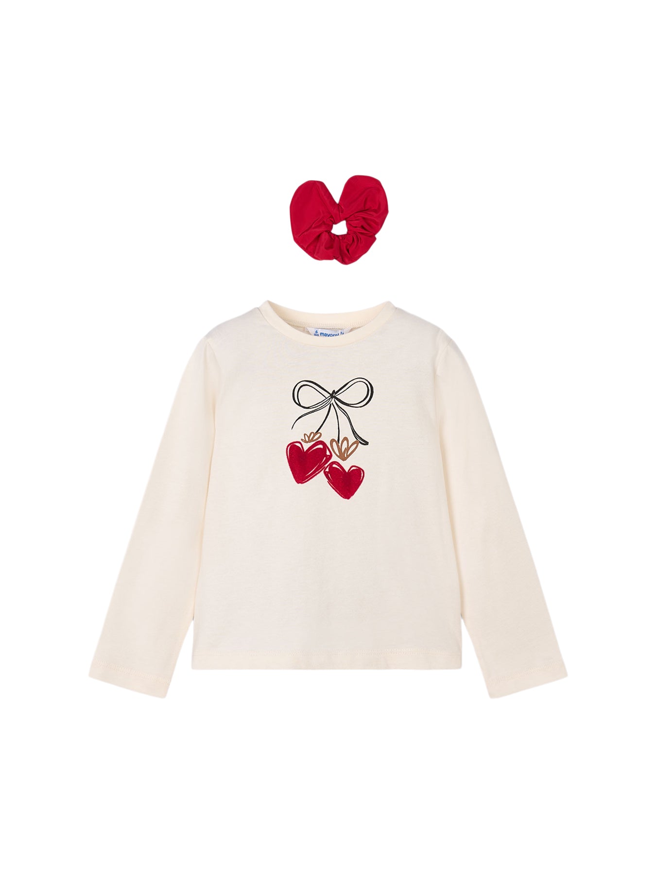 Heart & Bow Long Sleeve T-Shirt